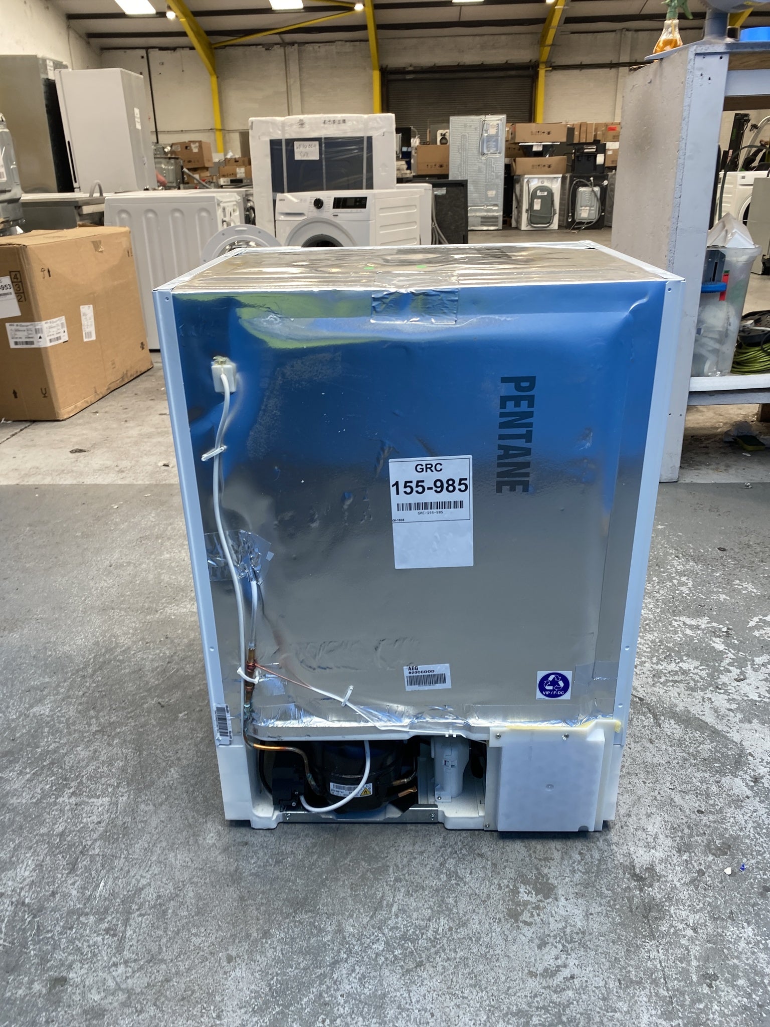 #GRC-155-985 - AEG NSK6I82EF 6000 Integrated 134 Litre Undercounter Larder Fridge