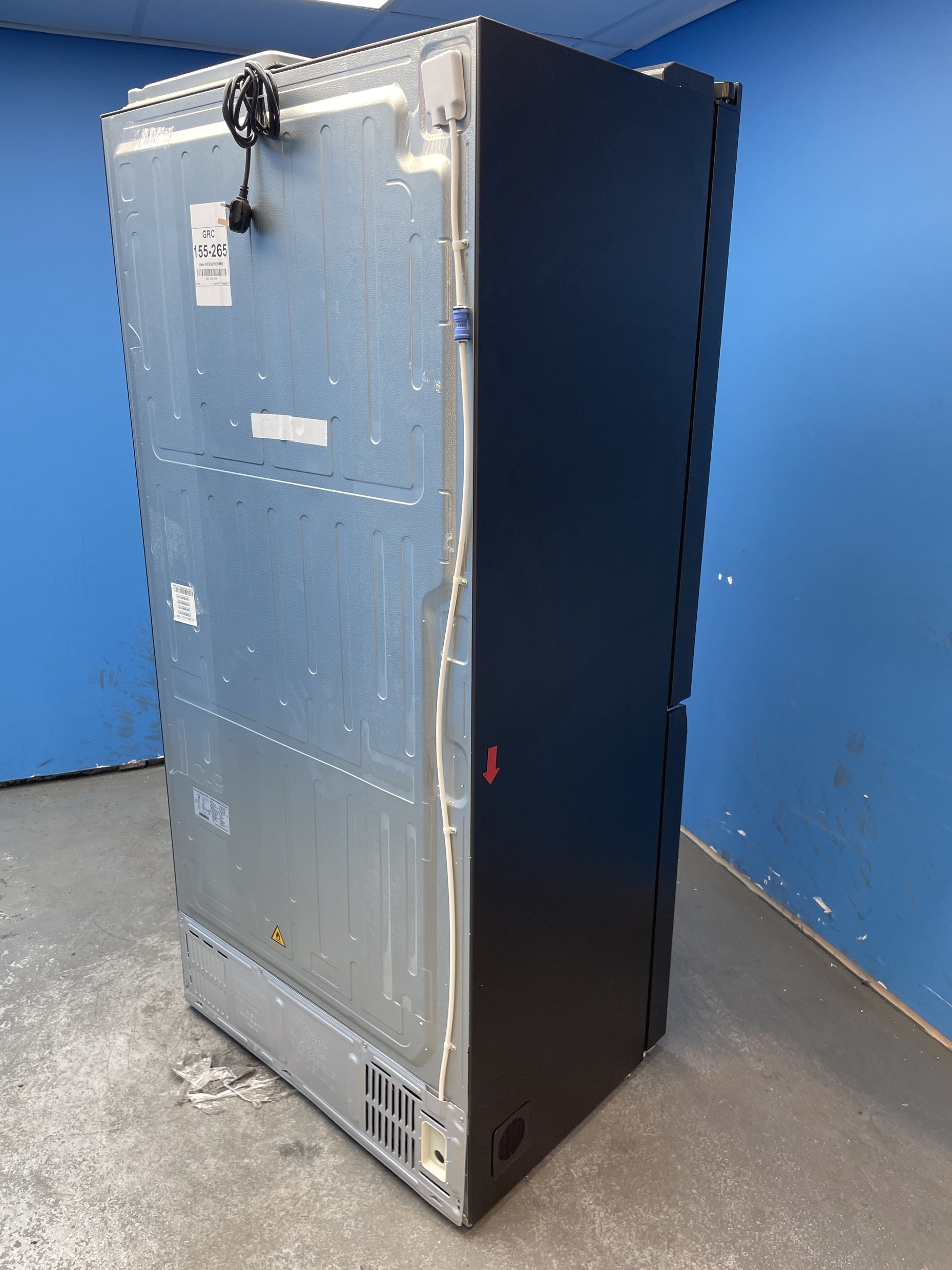 #GRC-155-265 - Haier HCR5919EHMB 528 Litre American Style Fridge Freezer