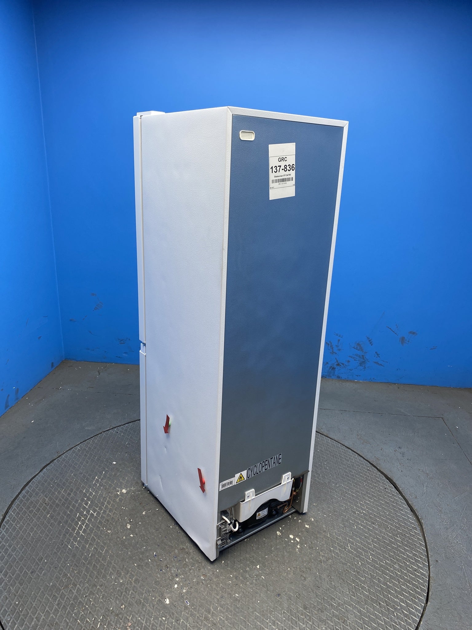 Statesman FF1547W 47cm 173 Litre Combi Fridge Freezer