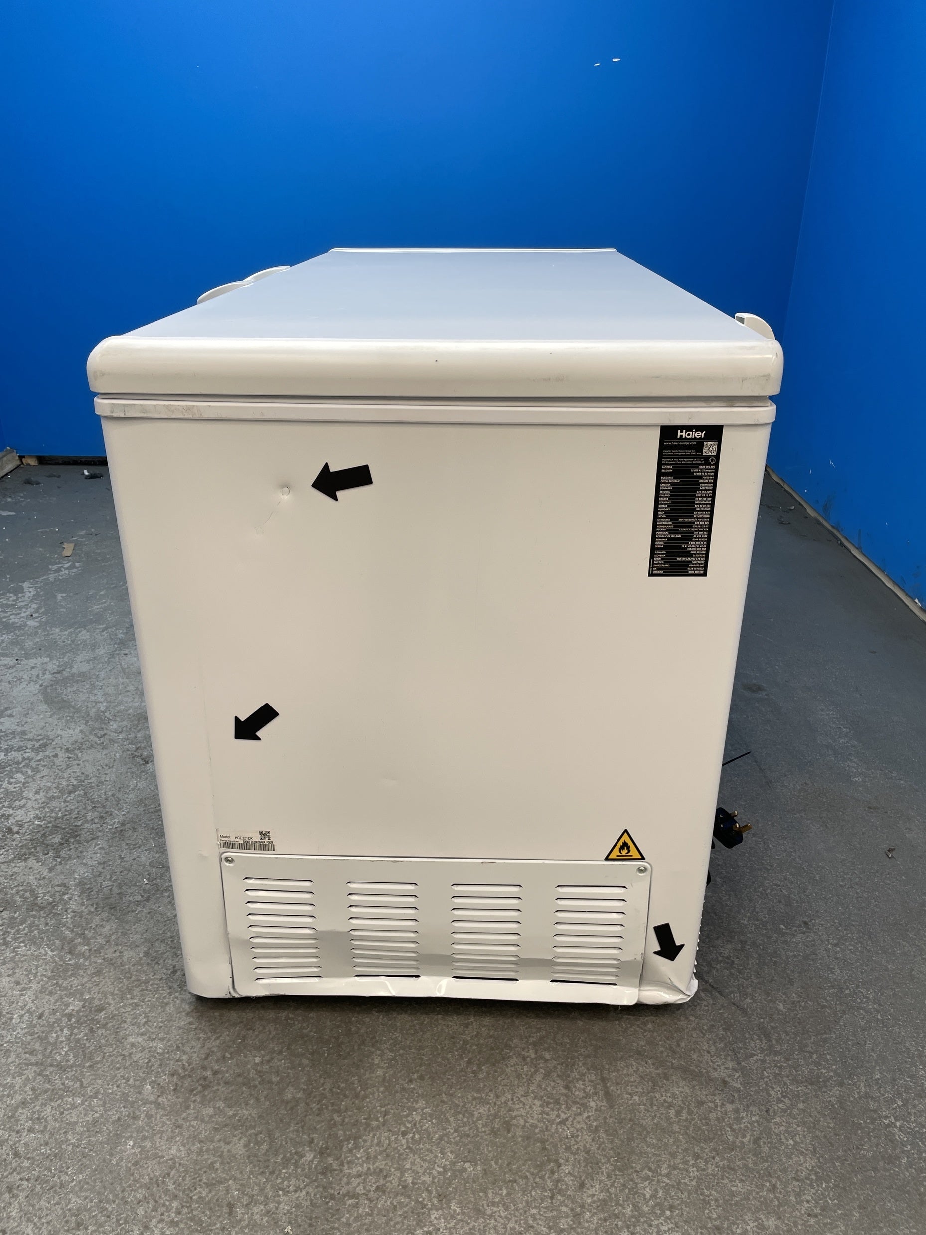 #GRC-157-182 - Haier HCE321DK 319L Chest Freezer with Fast Freeze