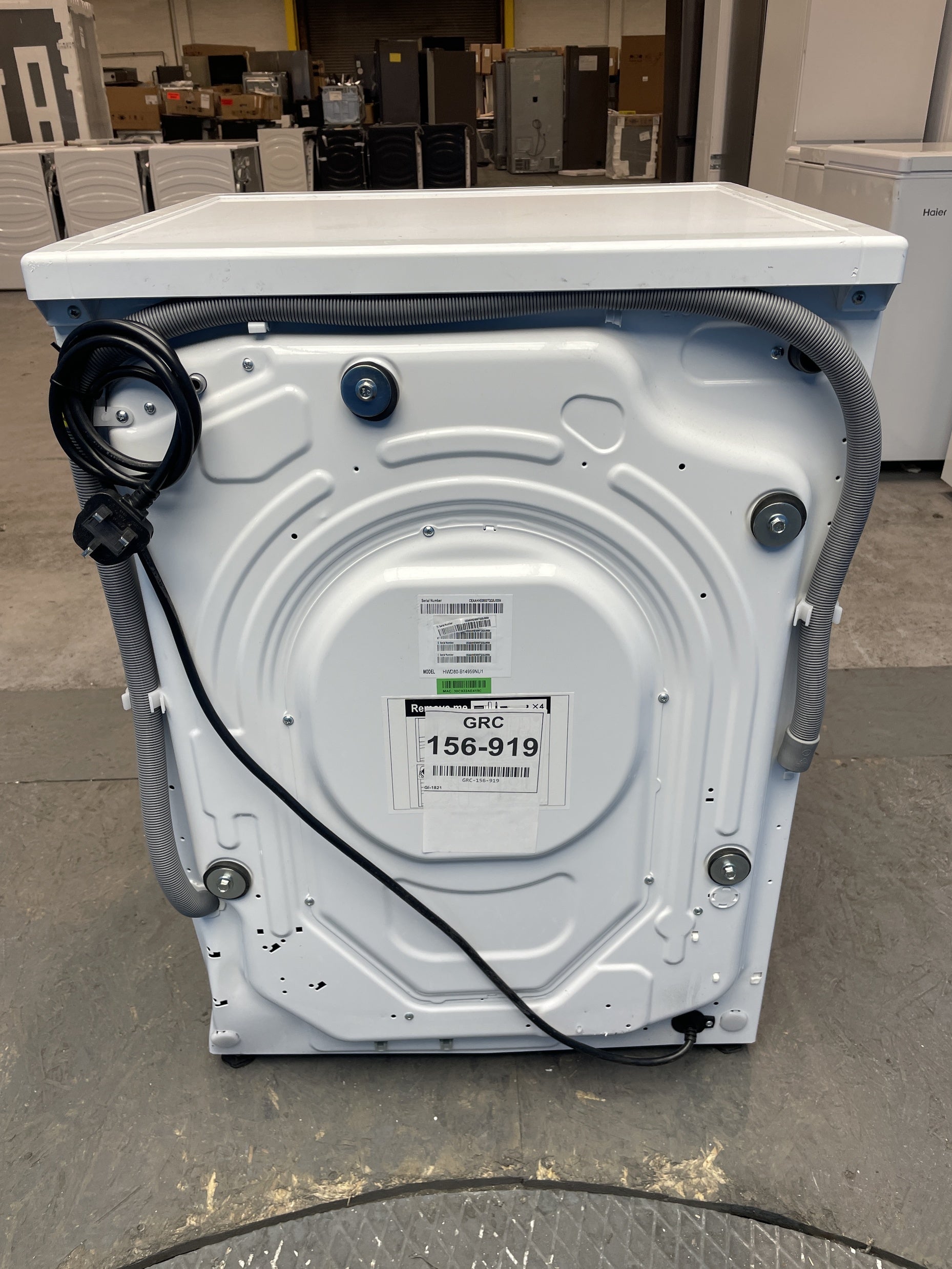 #GRC-156-919 - Haier I-Pro Series 5 HWD80-B14959NU1 8/6 kg 1400rpm Washer Dryer