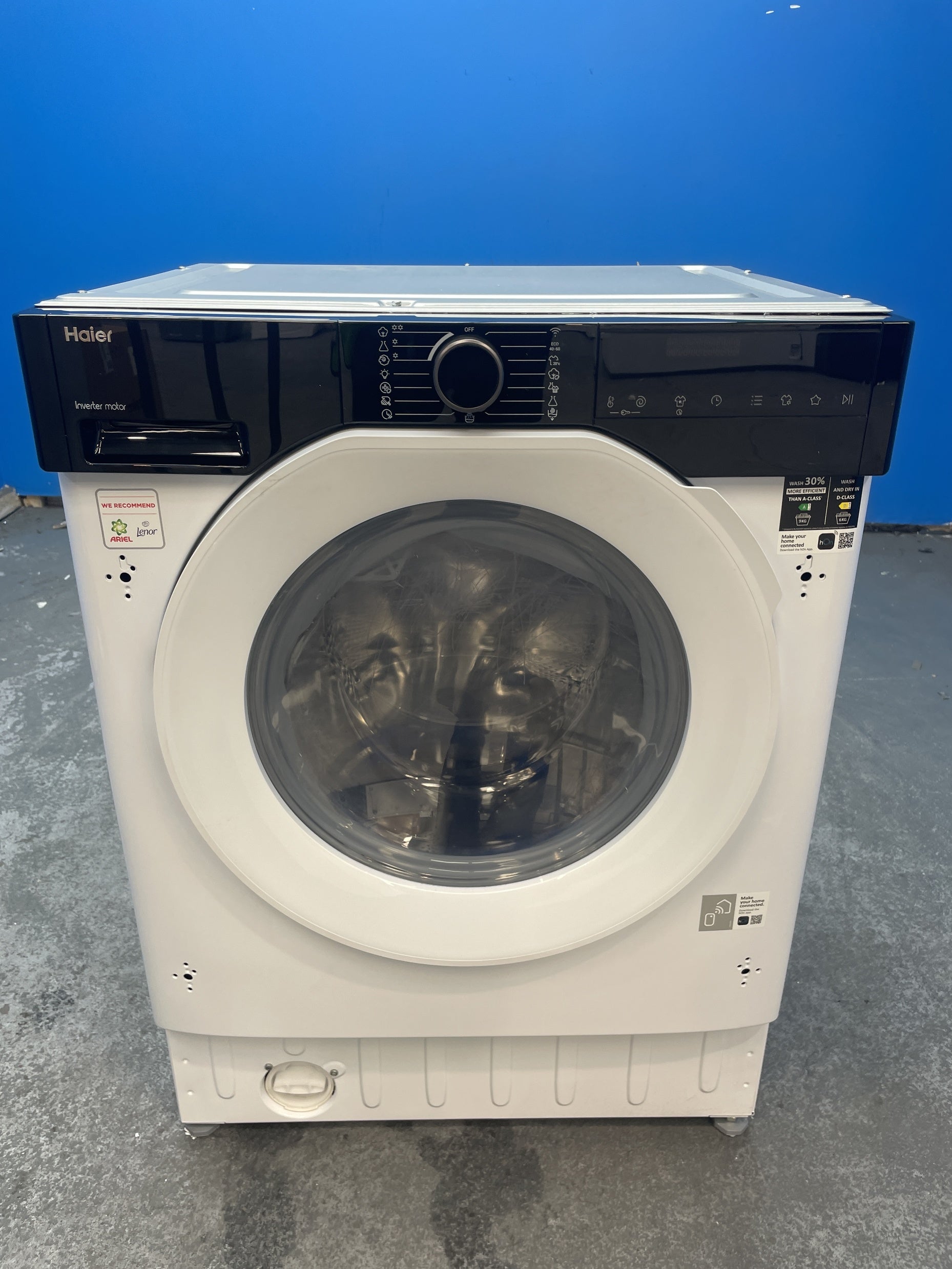 #GRC-158-654 - Haier Series 6 BHA6S696M6D9-80 Built-in 9/6kg 1600rpm Washer Dryer