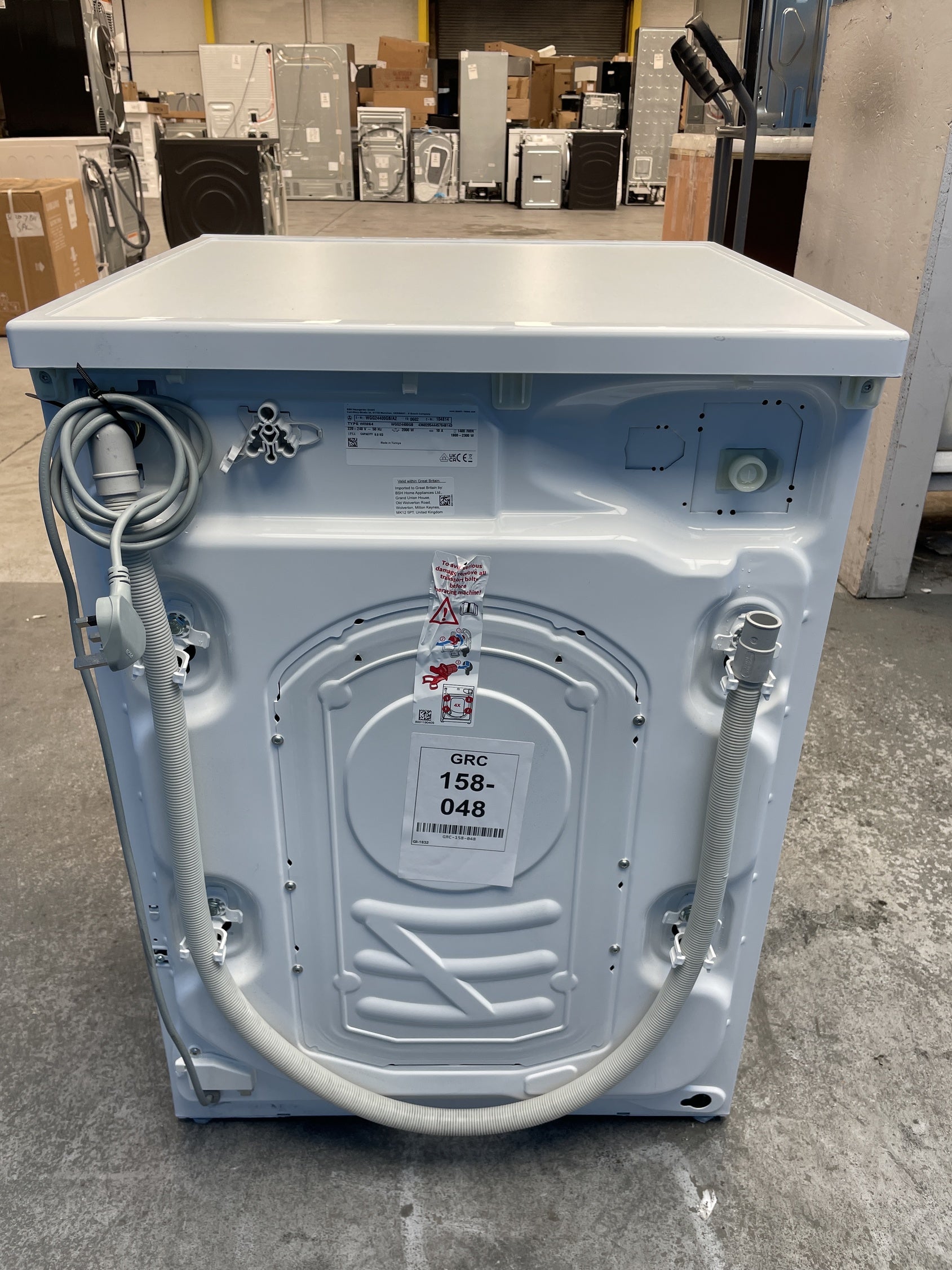 #GRC-158-048 - Bosch WGG24400GB Series 6 9kg 1400 Spin Washing Machine