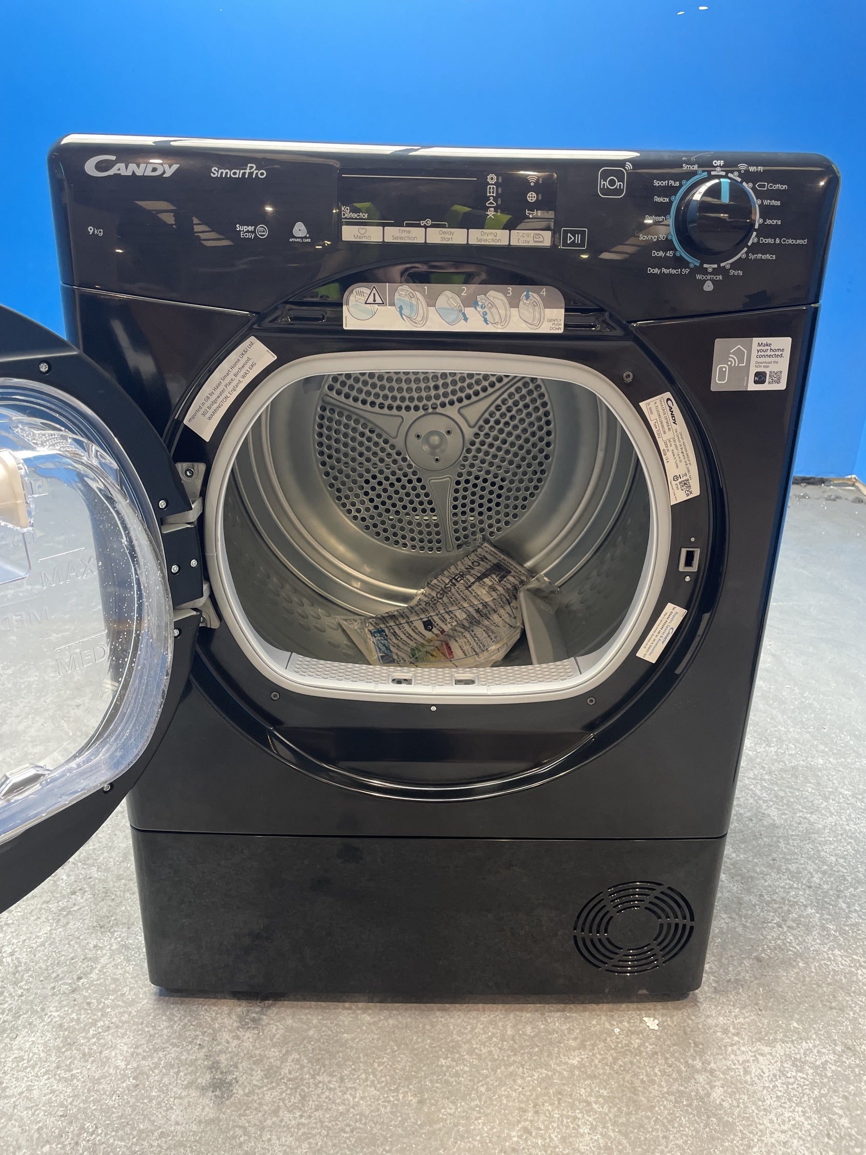 #GRC-158-391 - Candy CROE C9TBEB-80 Smart Pro 9kg Condenser Tumble Dryer