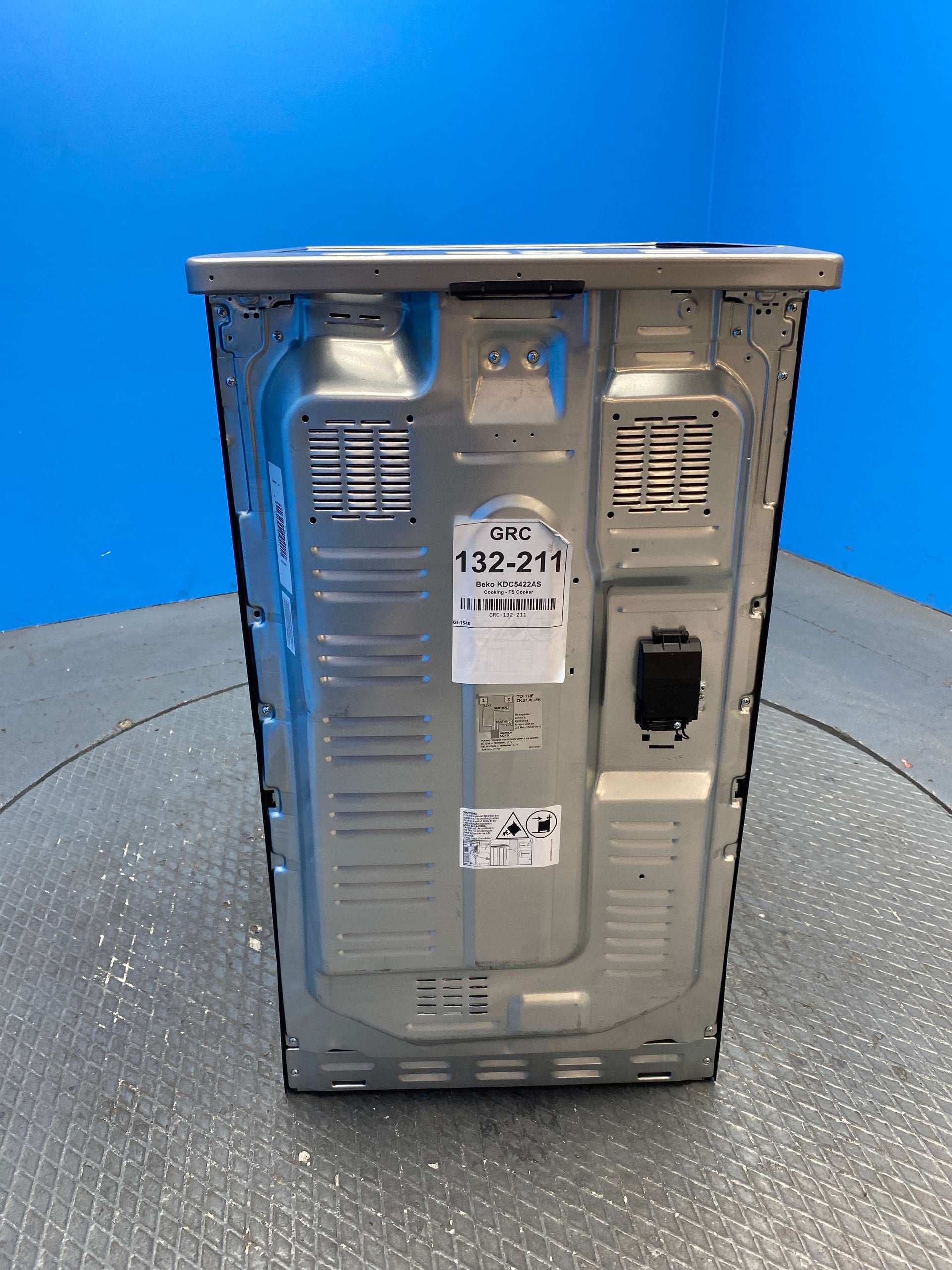 Beko KDC5422AS 50cm Twin Cavity Electric Cooker