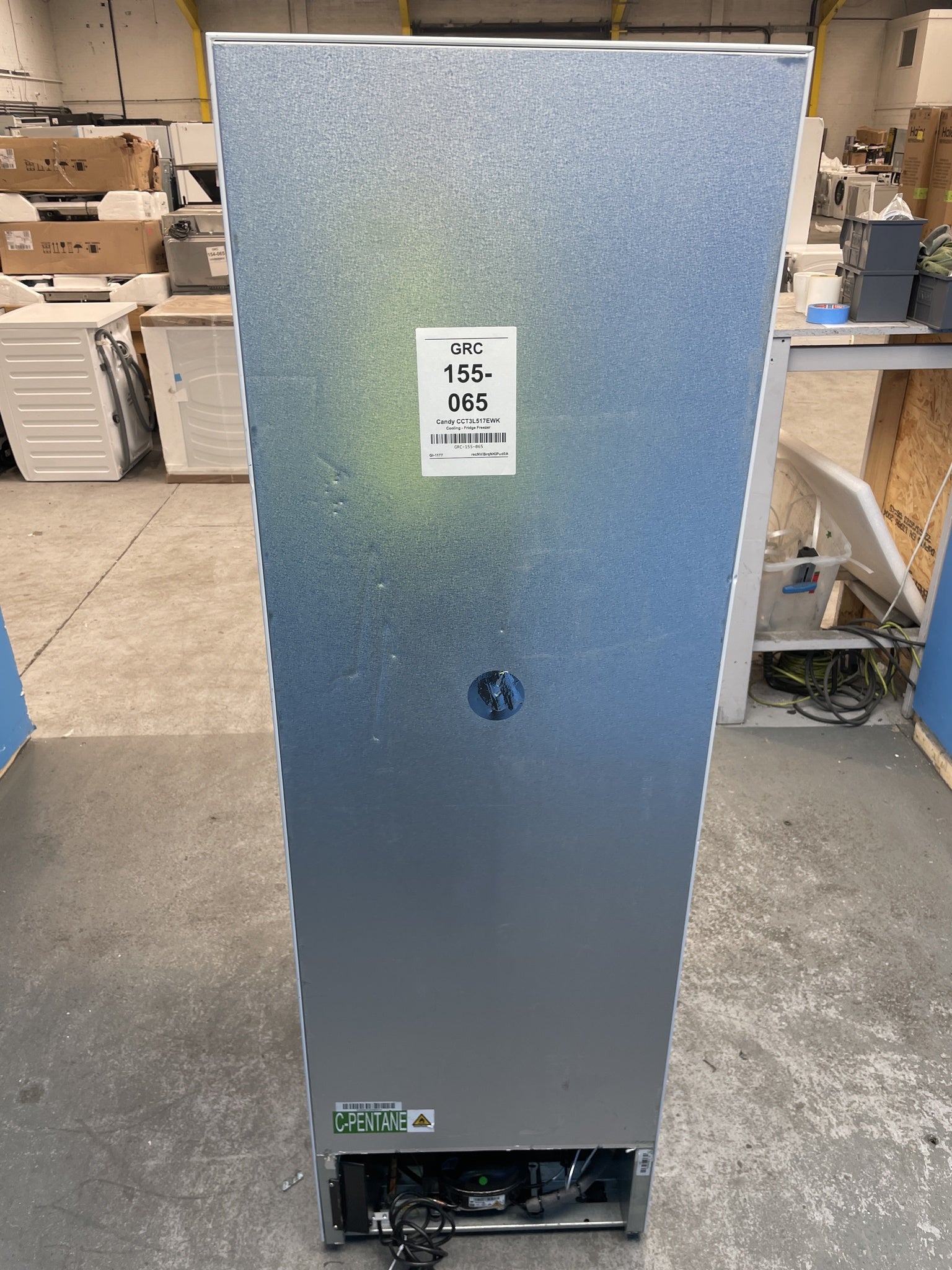 #GRC-155-065 - Candy CCT3L517EWK 252 Litre Combi Fridge Freezer