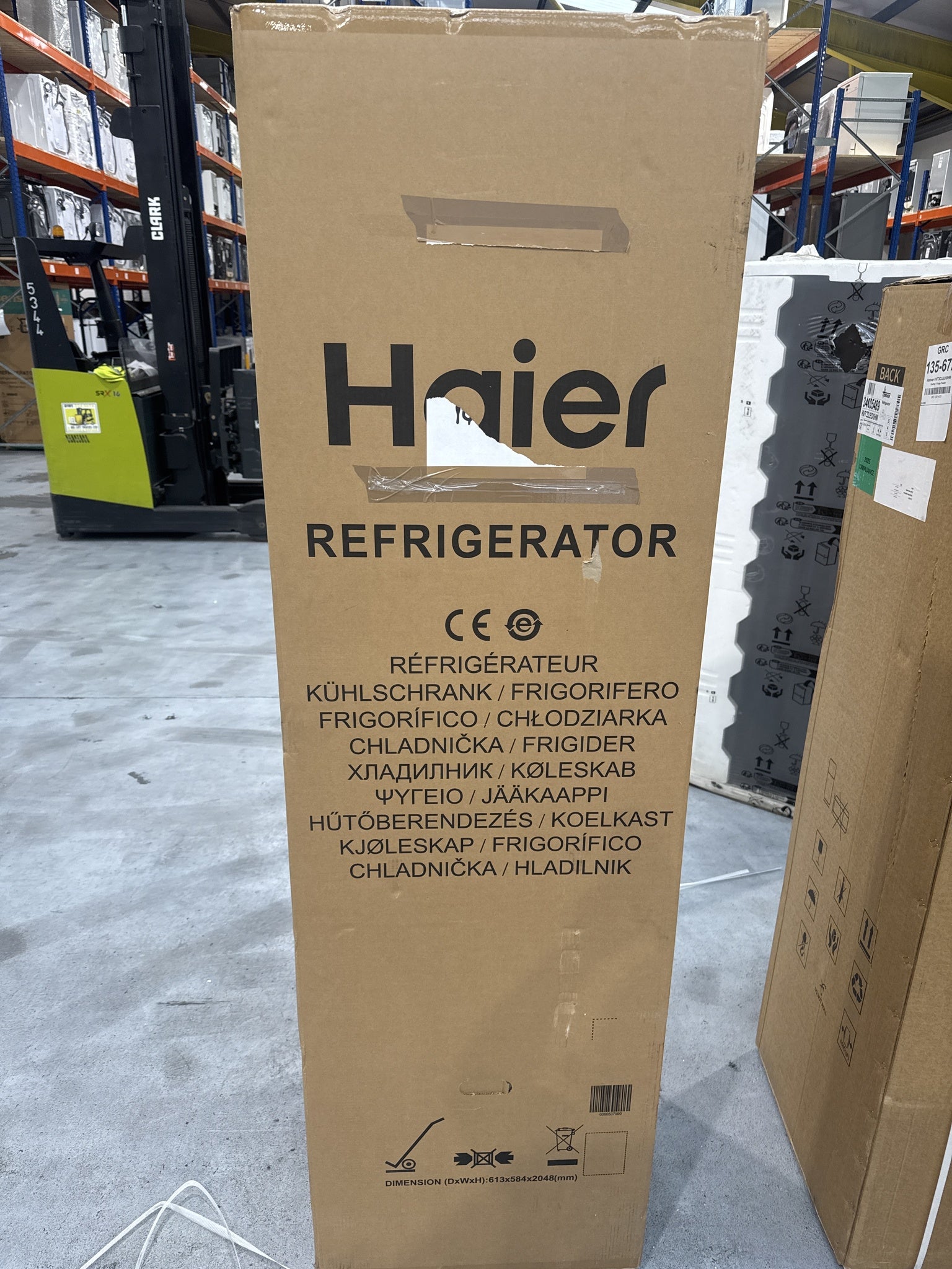 Haier Series 6 HBQW5519EK 194cm Integrated Total No Frost Fridge Freezer