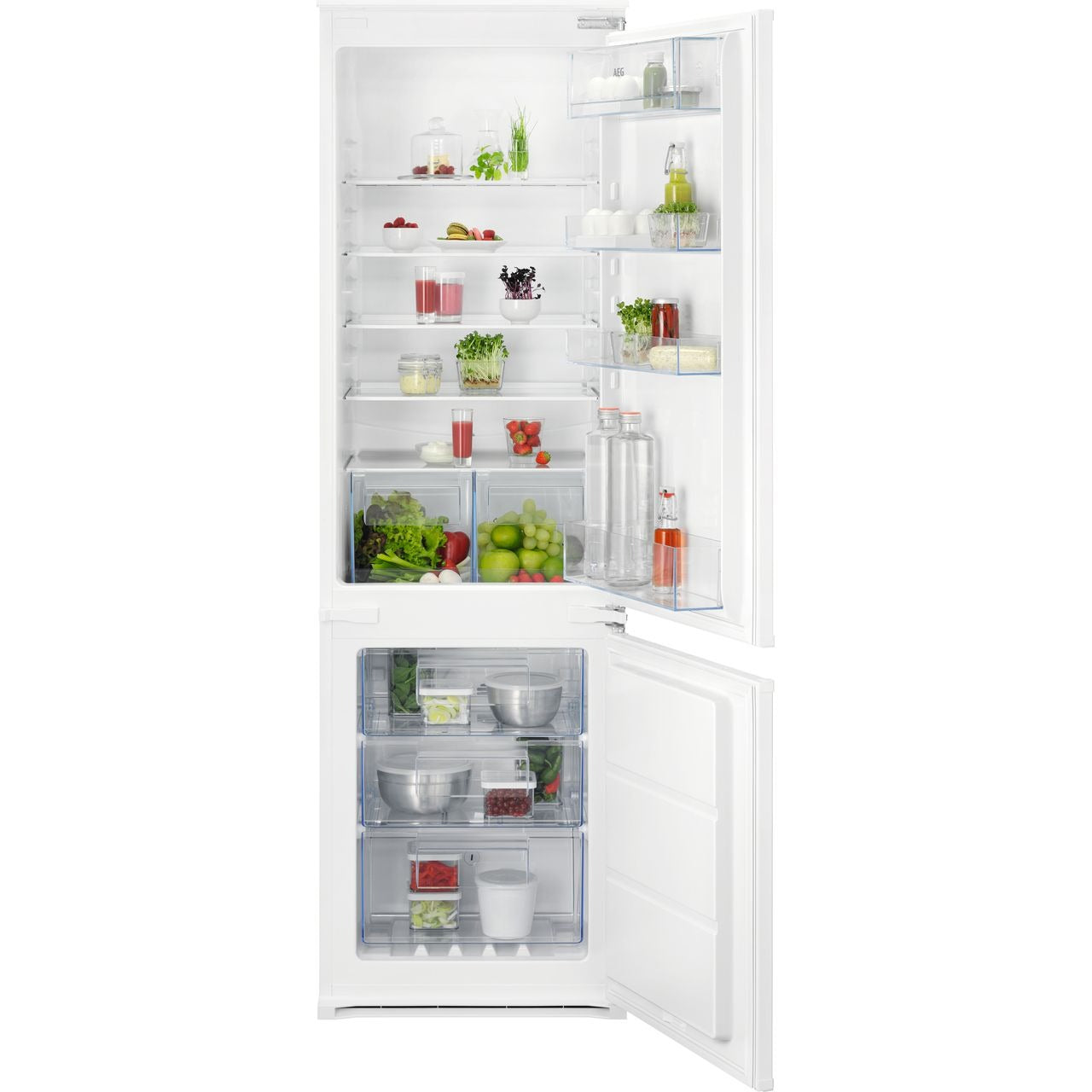 AEG OSC6N181ES 6000 TwinTech Integrated No Frost Fridge Freezer – Renew 2 U