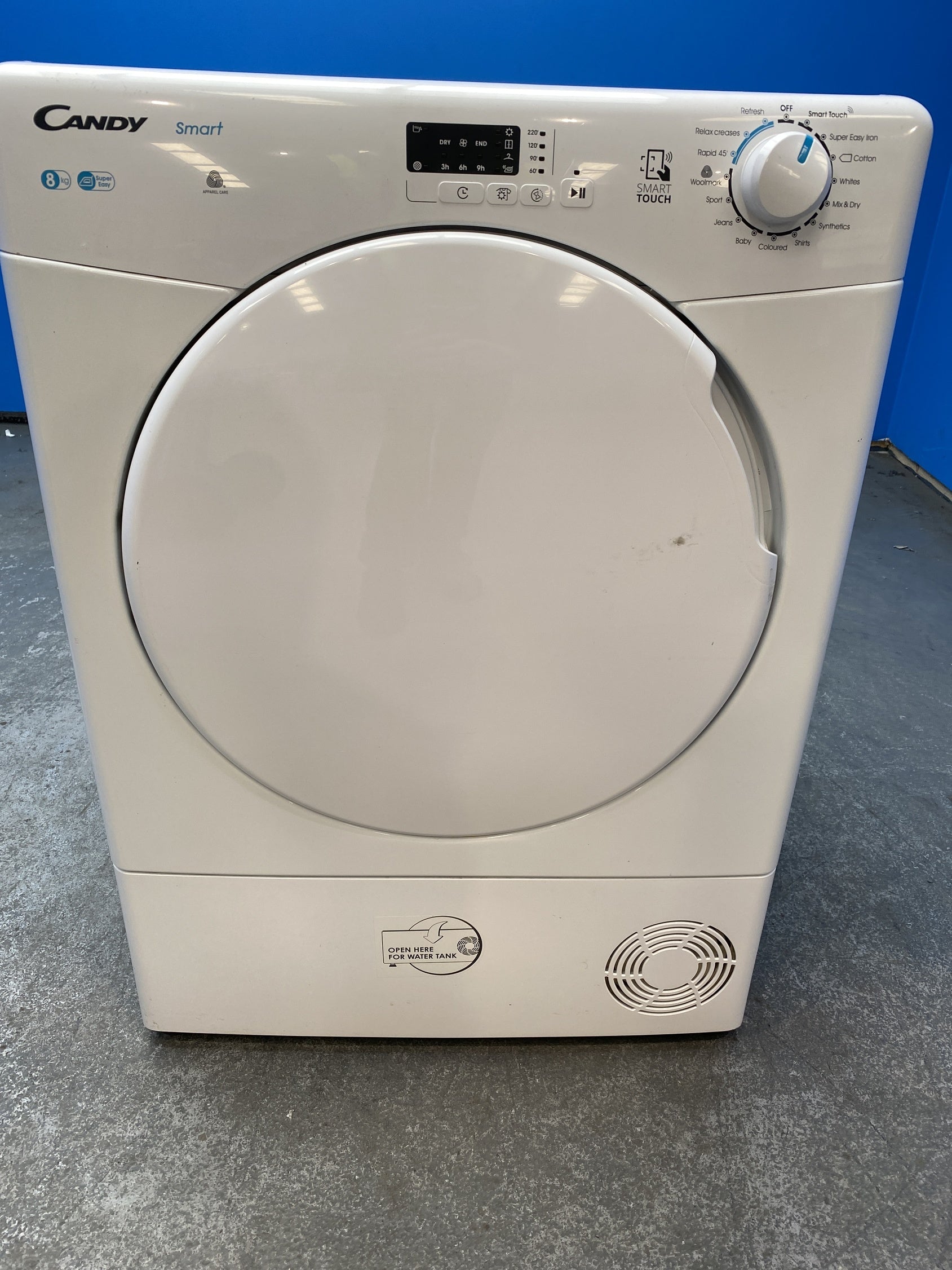 #GRC-156-990 - Candy KSEC8LF 8kg Smart Condenser Tumble Dryer