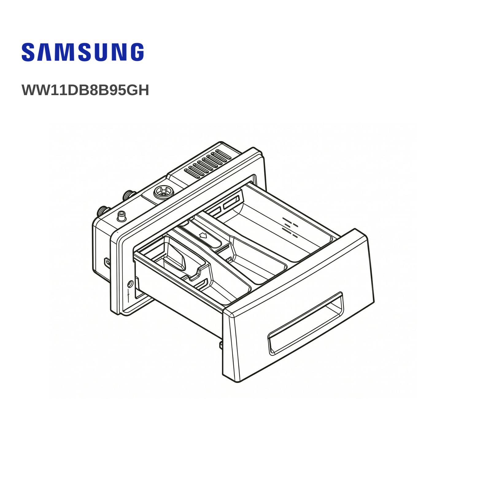 Samsung WW11DB8B95GH Dispenser Drawer - Renew 2 U