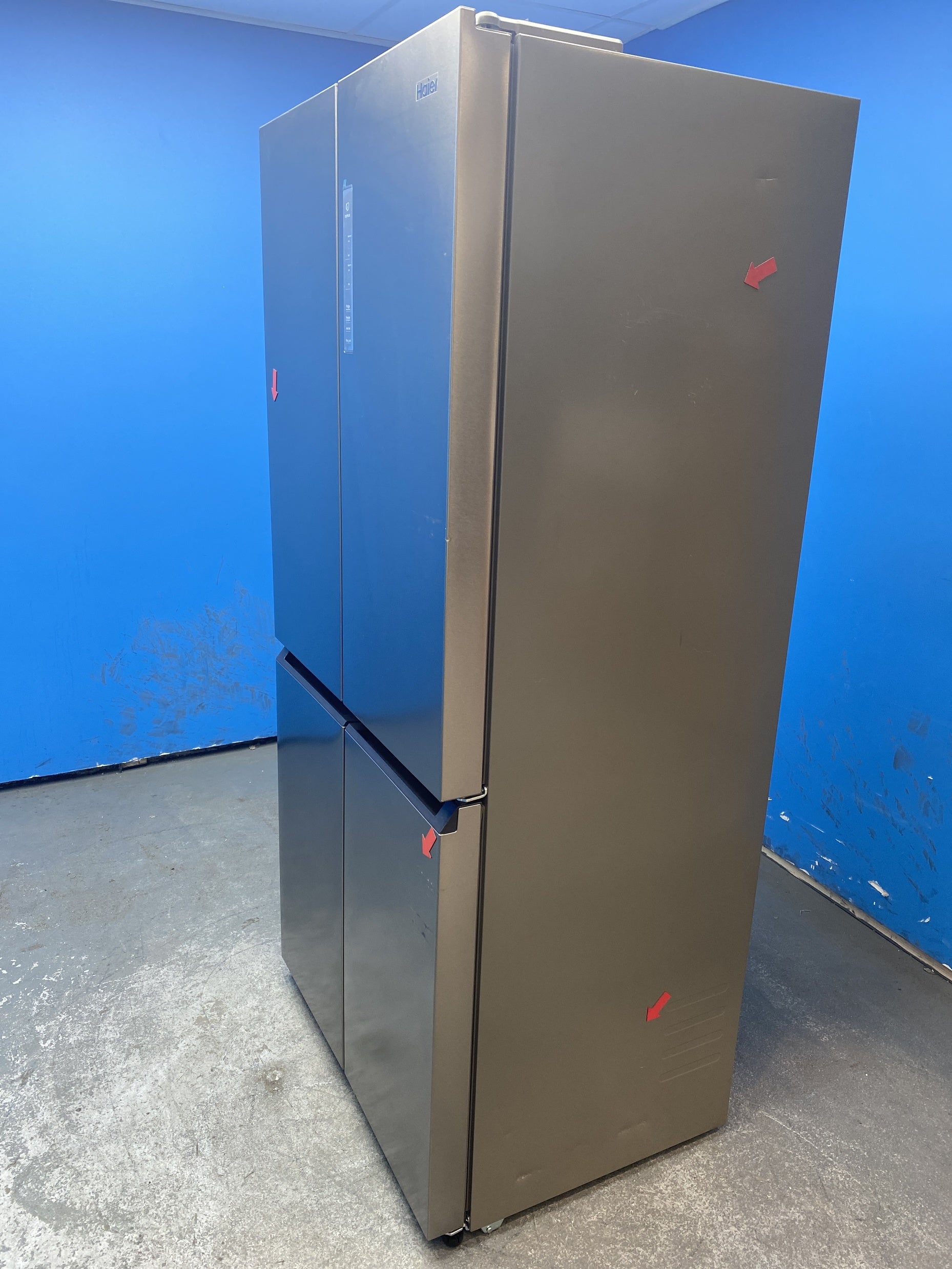 #GRC-156-963 - Haier HCR7818DNMM Cube 83 Total No Frost American Fridge Freezer