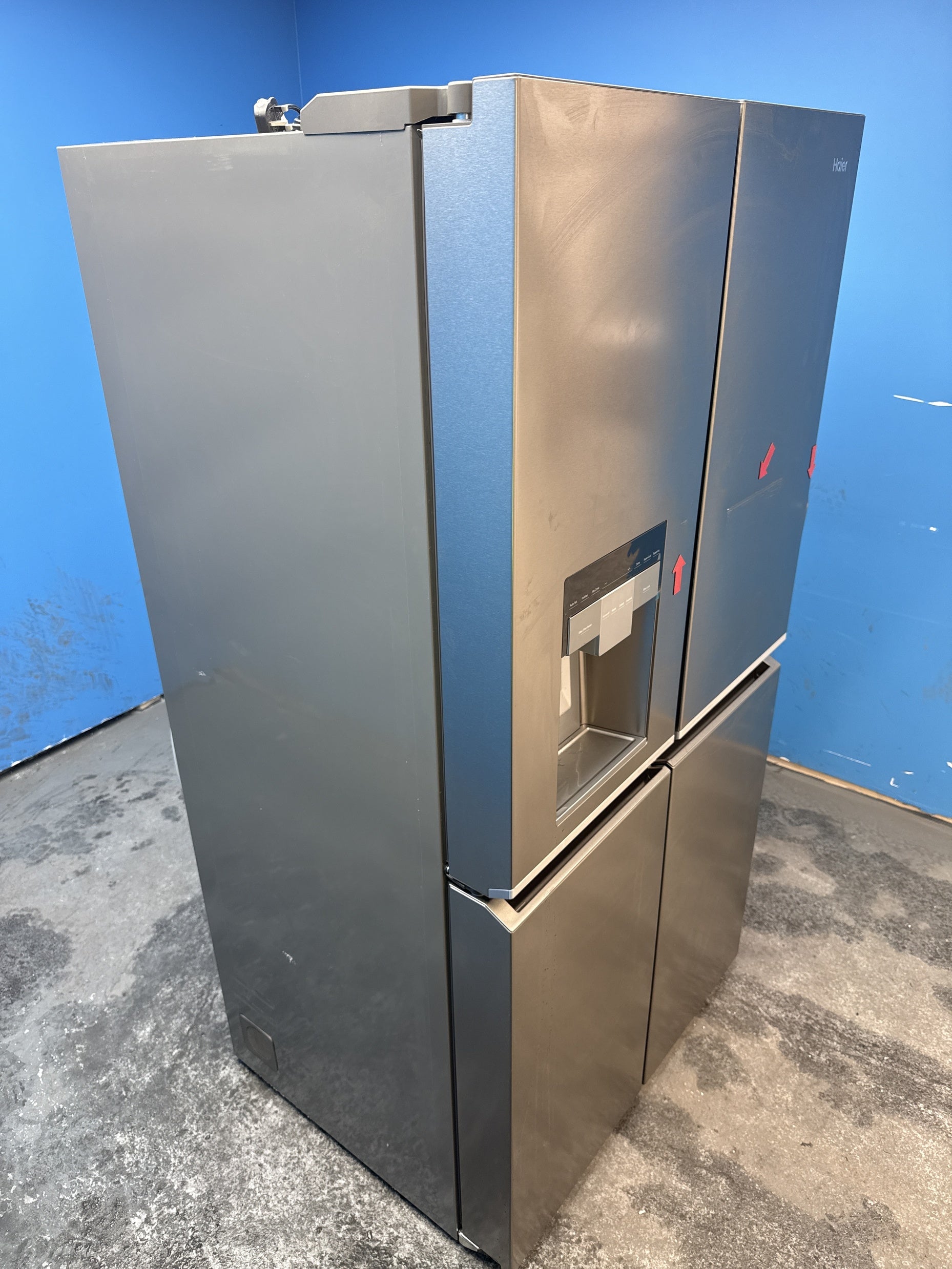 #GRC-153-244 - Haier HCR7918EIMP American Style Series 7 601 Litre Fridge Freezer