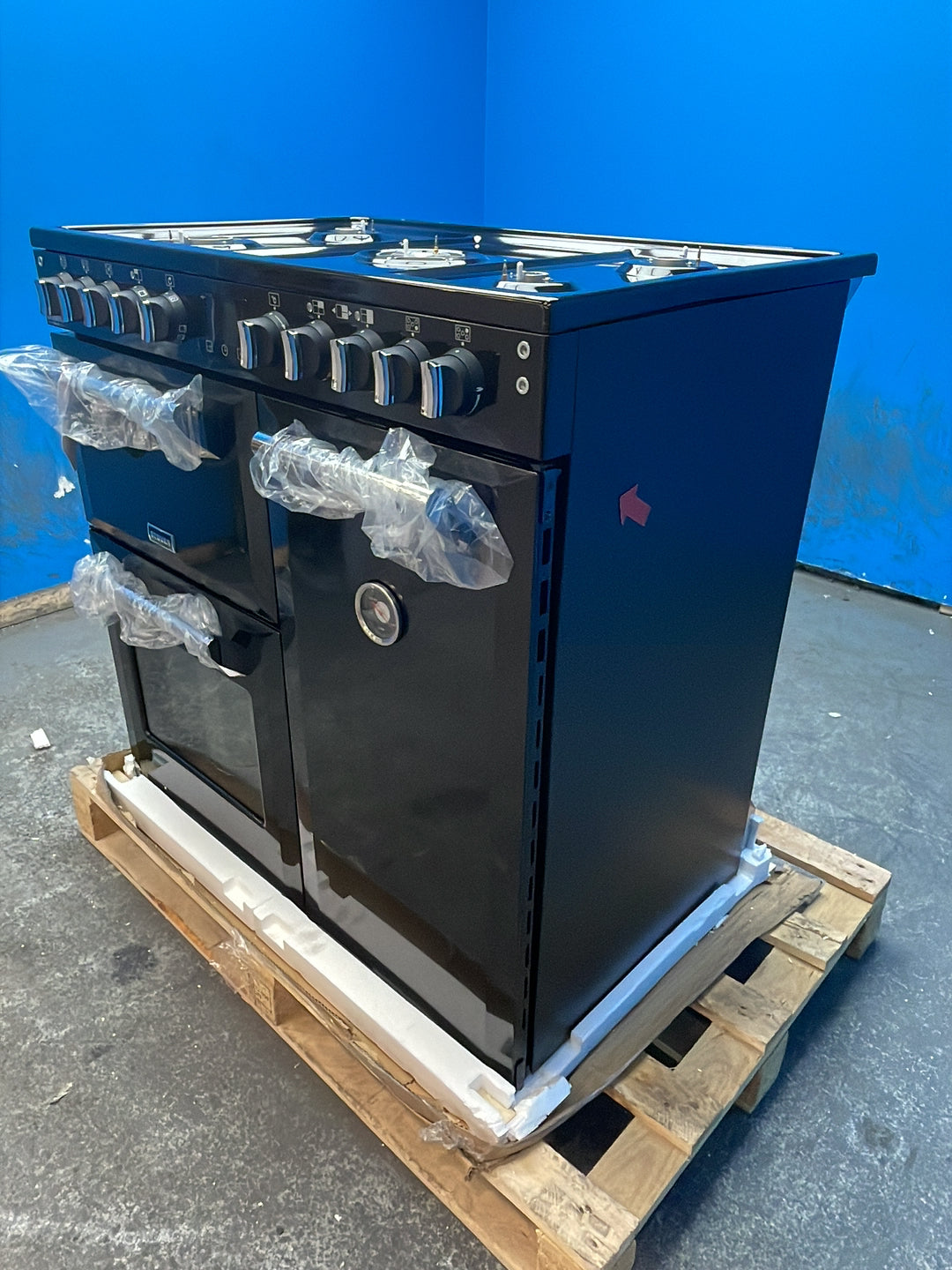 #GRC-164-329 - Stoves Richmond Deluxe 90DF Dual Fuel Range Cooker – 174L Capacity, 5 Burners, AirFry, SteamCleanse