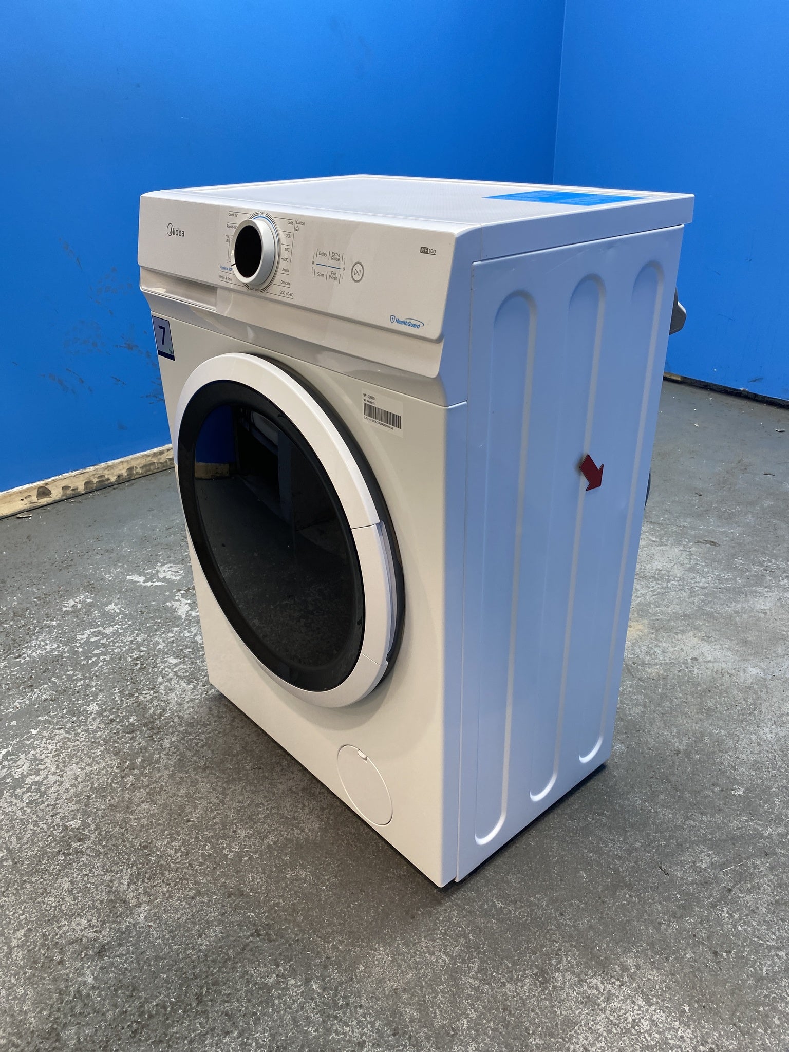 #GRC-156-778 - Midea MF100W70 7kg 1200 Spin Washing Machine
