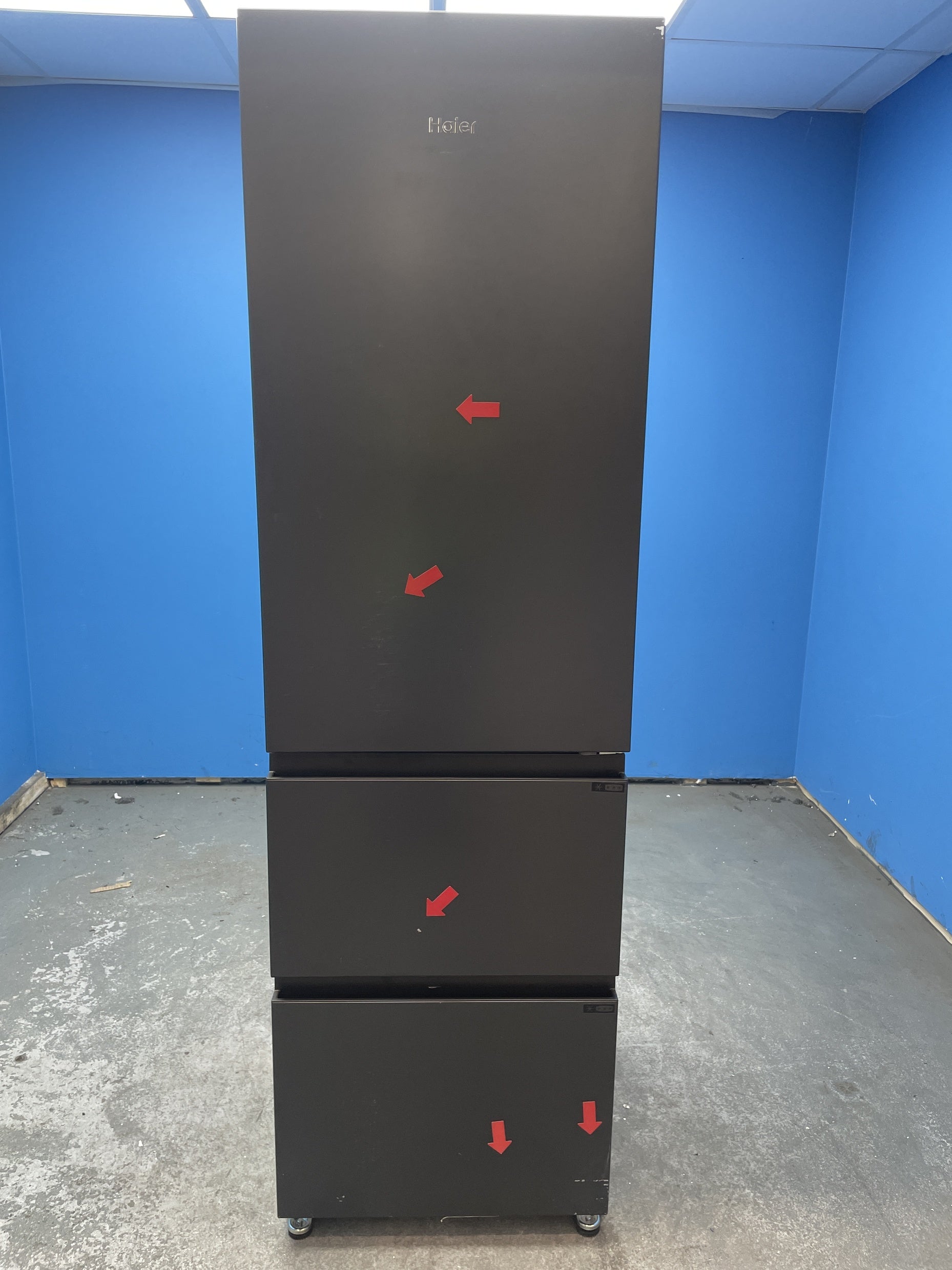 #GRC-157-745 - Haier HTR3518ENMTK 3D 55 Series 3 Total No Frost Fridge Freezer