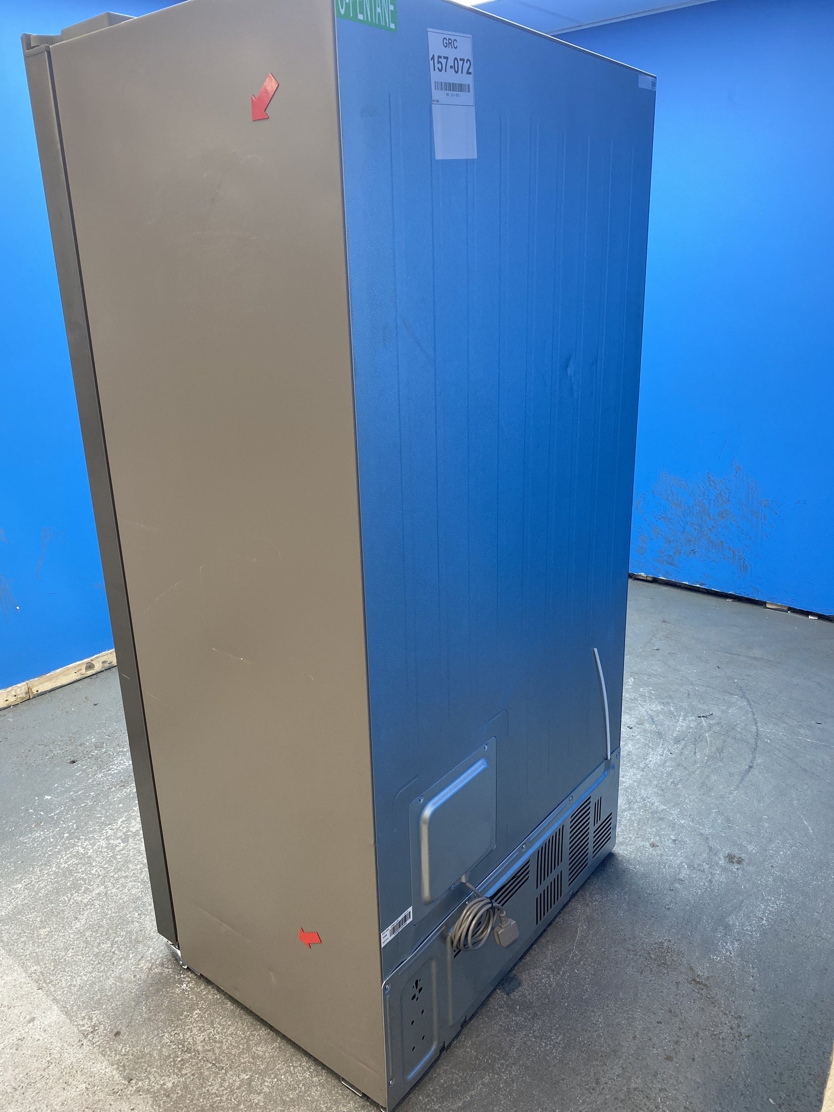 #GRC-157-072 - Hoover HOSR5918EIXK American Style 513 Litre Fridge Freezer