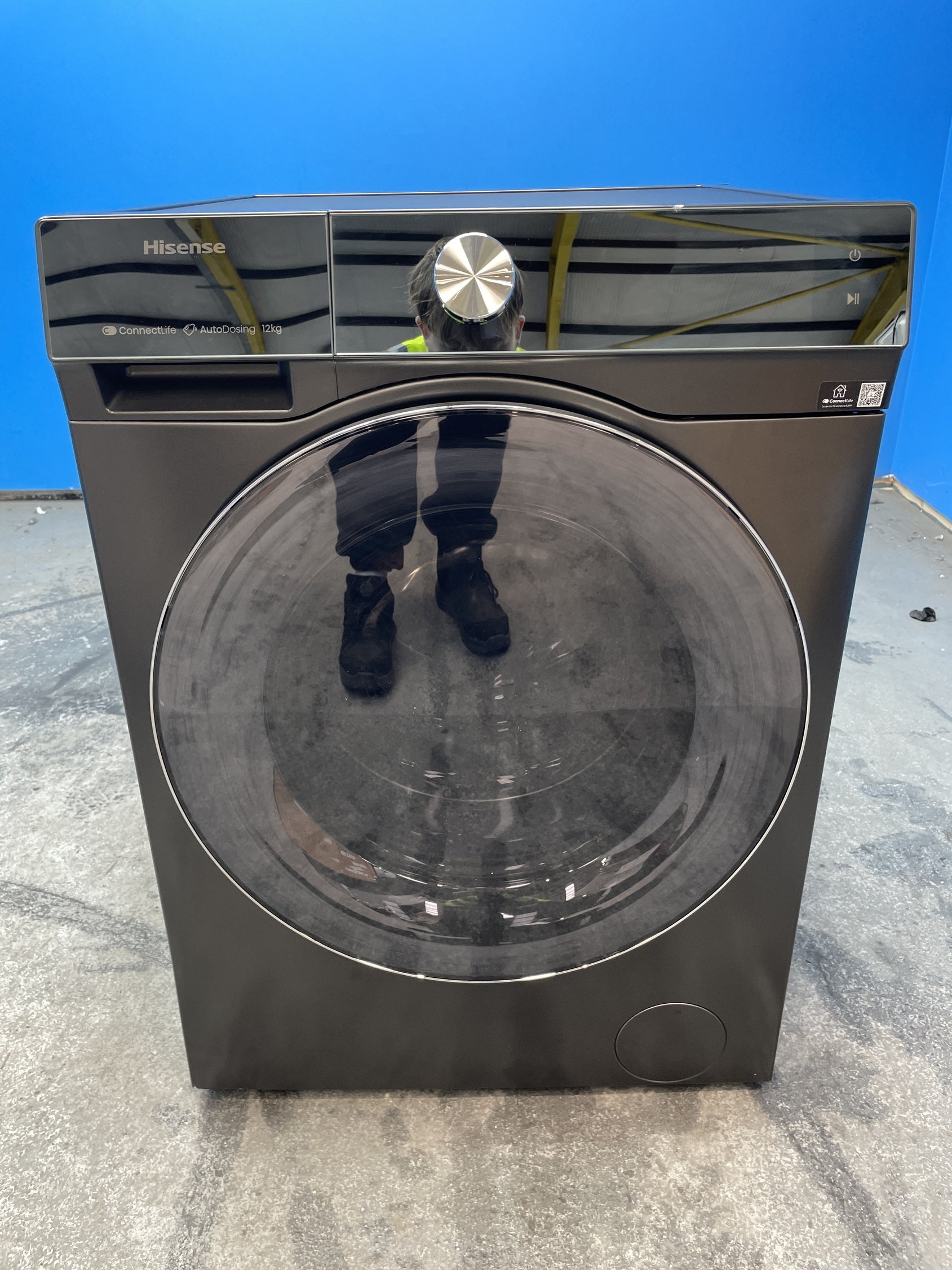 #GRC-157-808 - Hisense 7S Series WF7S1247BB 12kg 1400 Spin AI Washing Machine