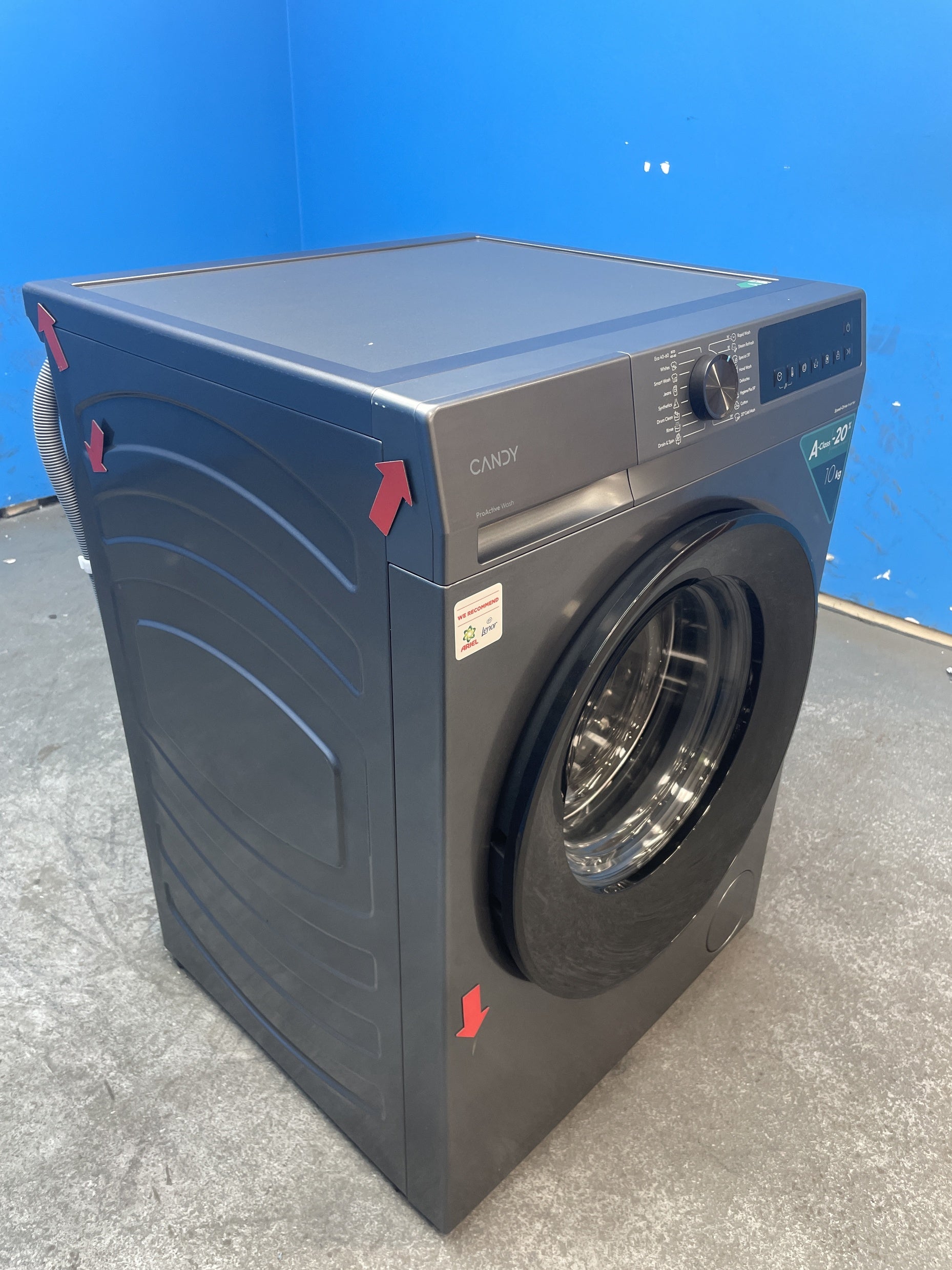 #GRC-160-186 - Candy Quick Pro GD 410B8G-80 10kg 1400 Spin Washing Machine