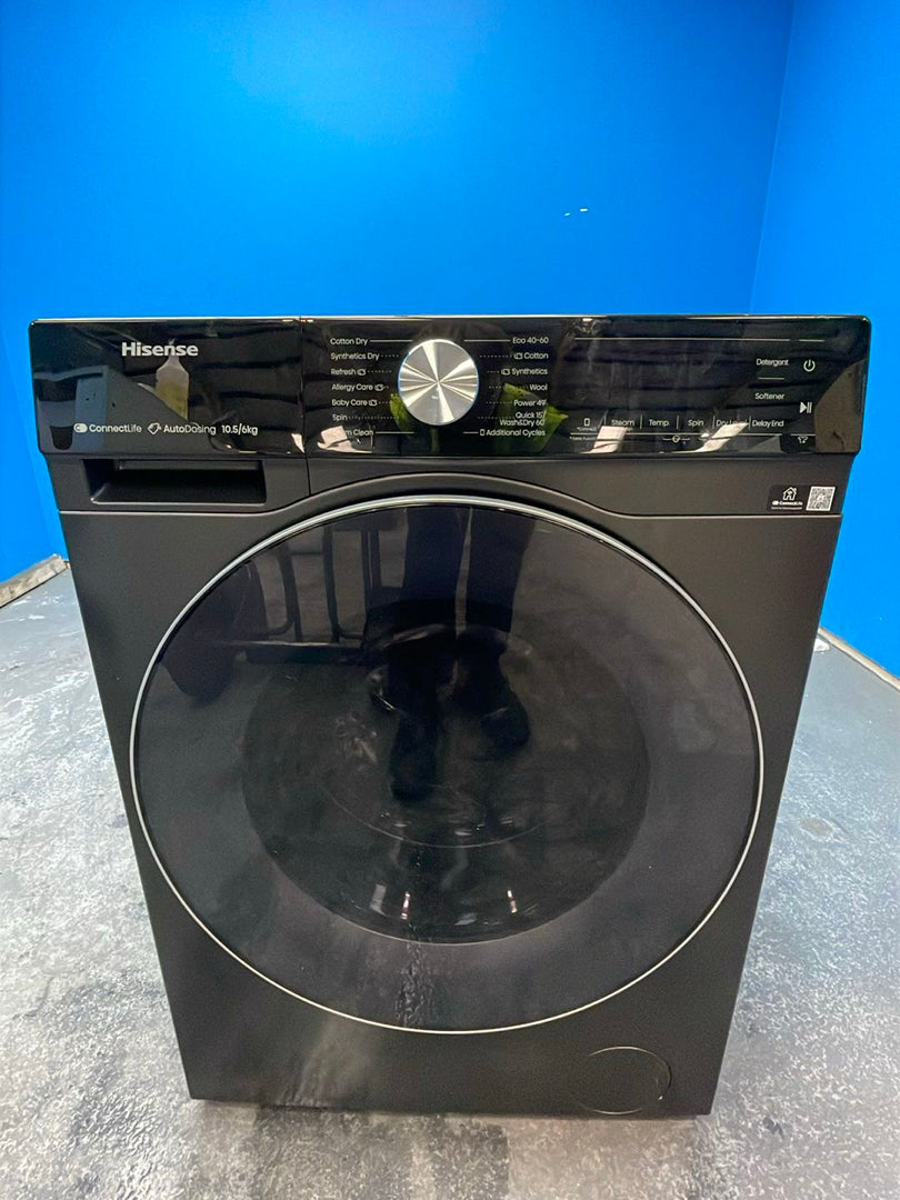 #GRC-162-200 - Hisense WD5S1045BB 10.5/6kg 1400rpm Auto Dosing Washer Dryer