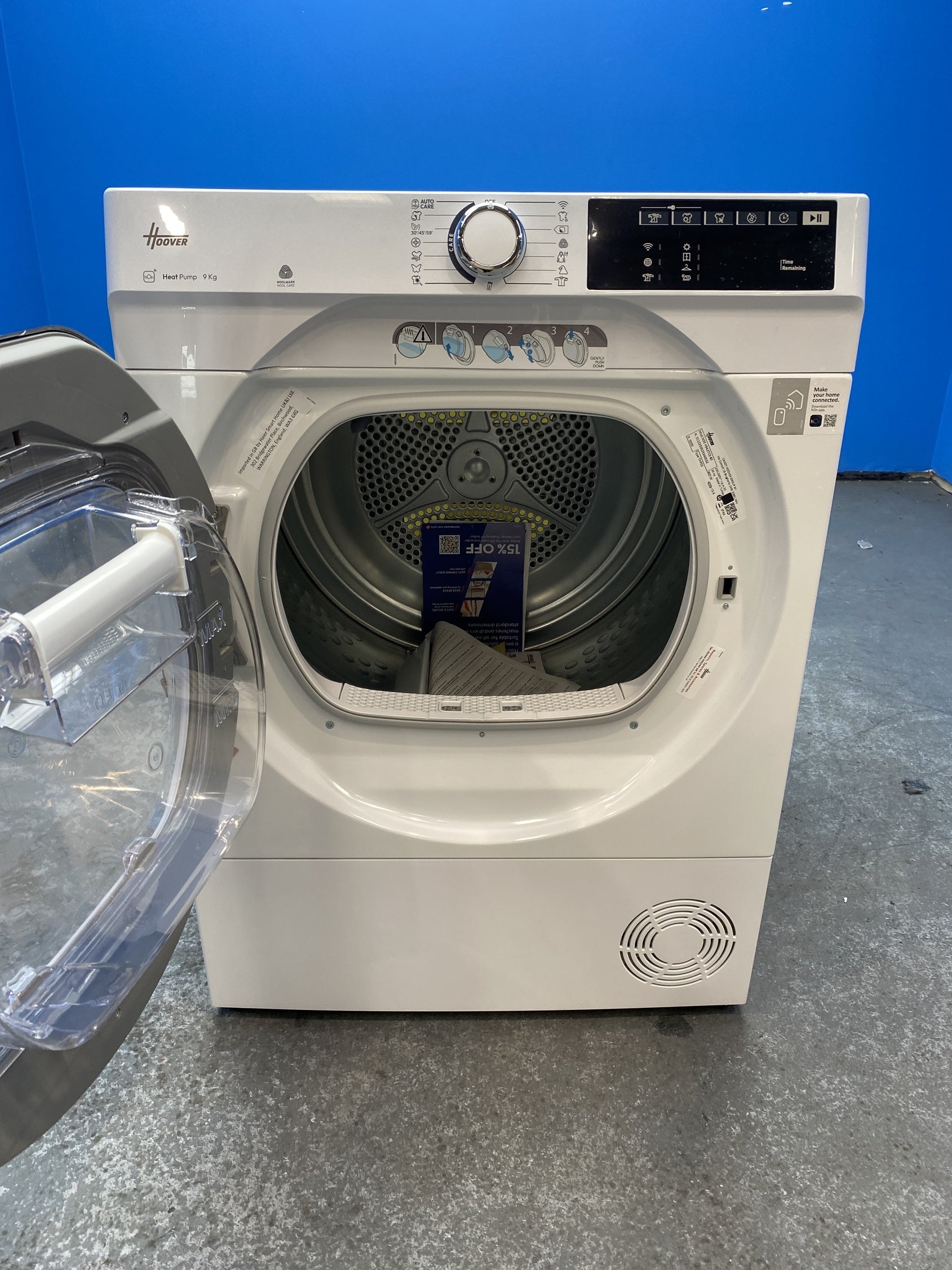 #GRC-153-822 - Hoover H-DRY 500 NDE H9A2TCE-80 9kg Heat Pump Tumble Dryer