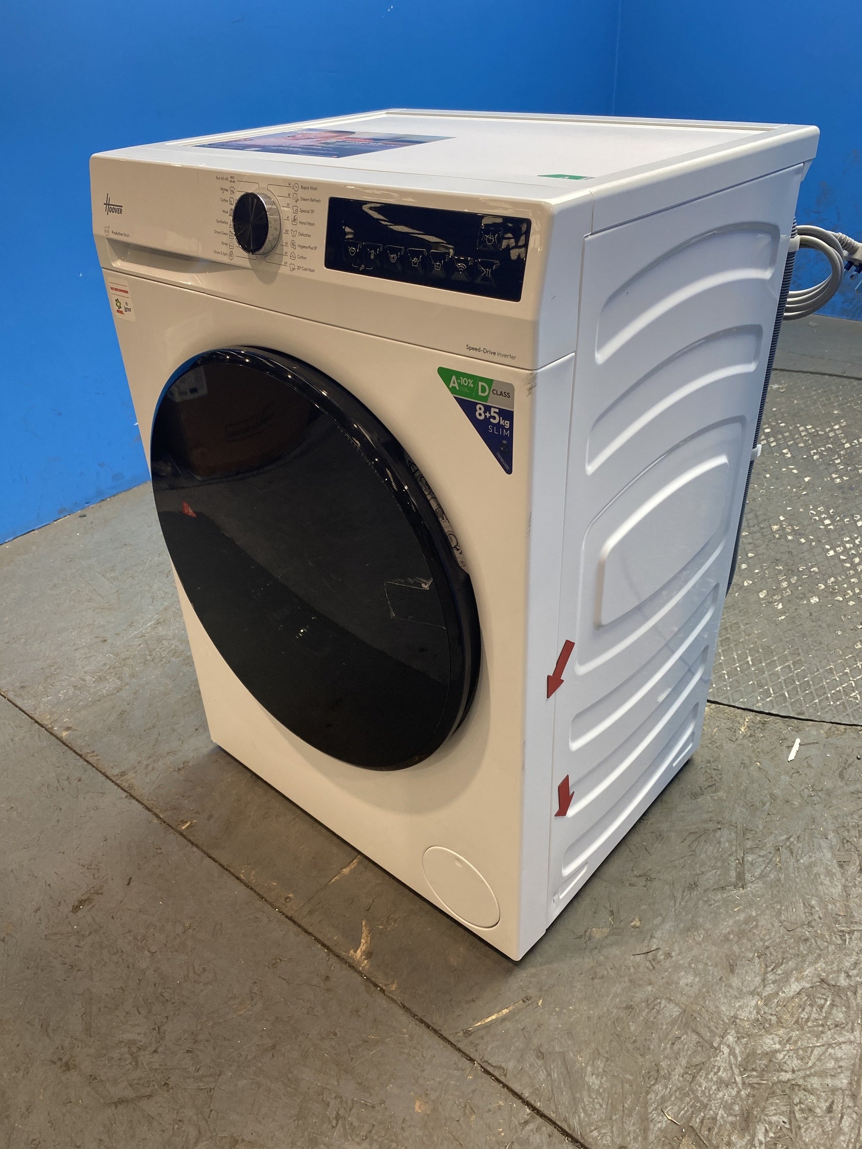 #GRC-156-850 - Hoover HBWR 485SB6-80 Pro Wash Series 3 8/5kg 1400rpm Washer Dryer