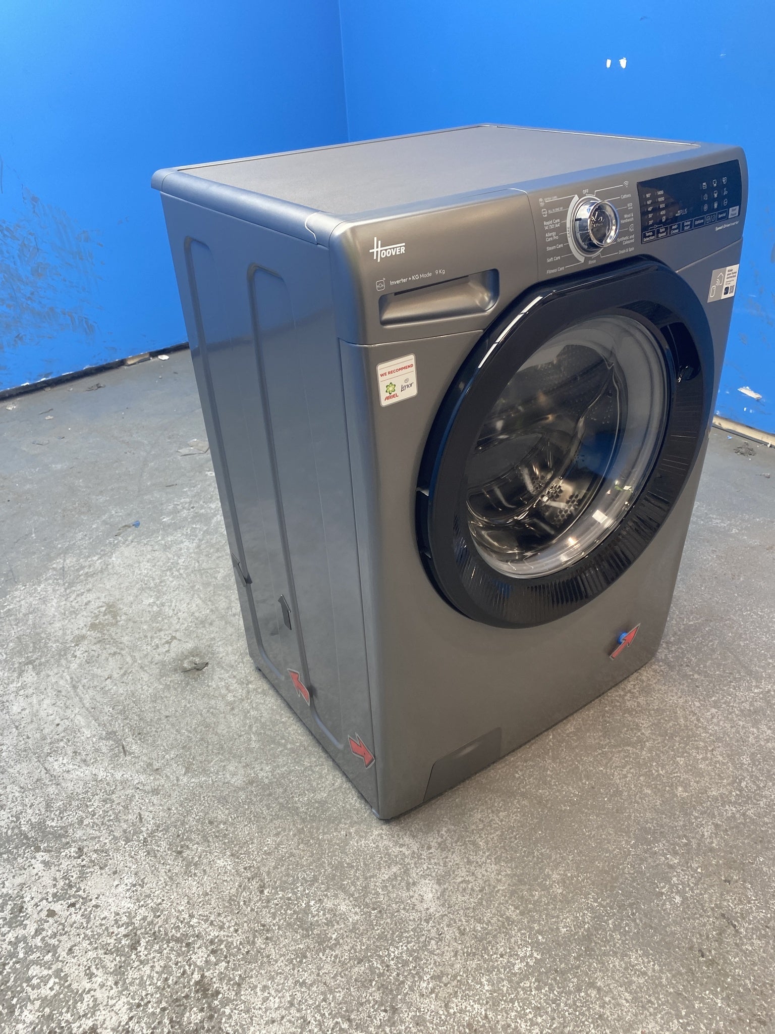 #GRC-156-060 - Hoover H3WPS496TAMBR680 9kg 1400 Spin Washing Machine