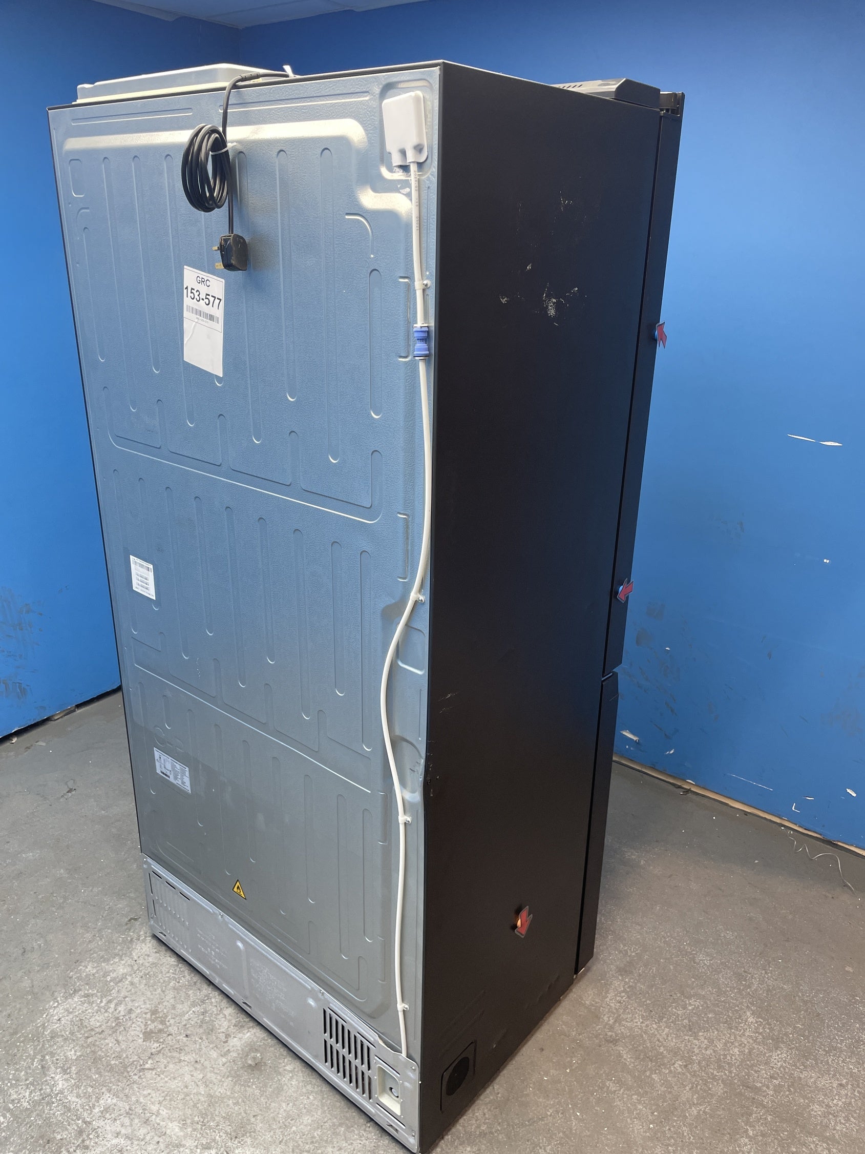 #GRC-153-577 - Haier HCR5919EHMB 528 Litre American Style Fridge Freezer
