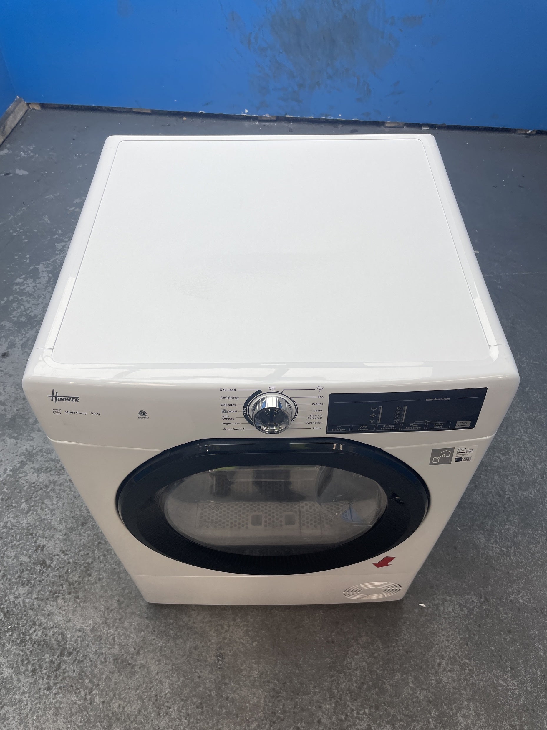 #GRC-160-128 - Hoover H-DRY 350 HRE H9N2TBE-80 9kg Heat Pump Tumble Dryer