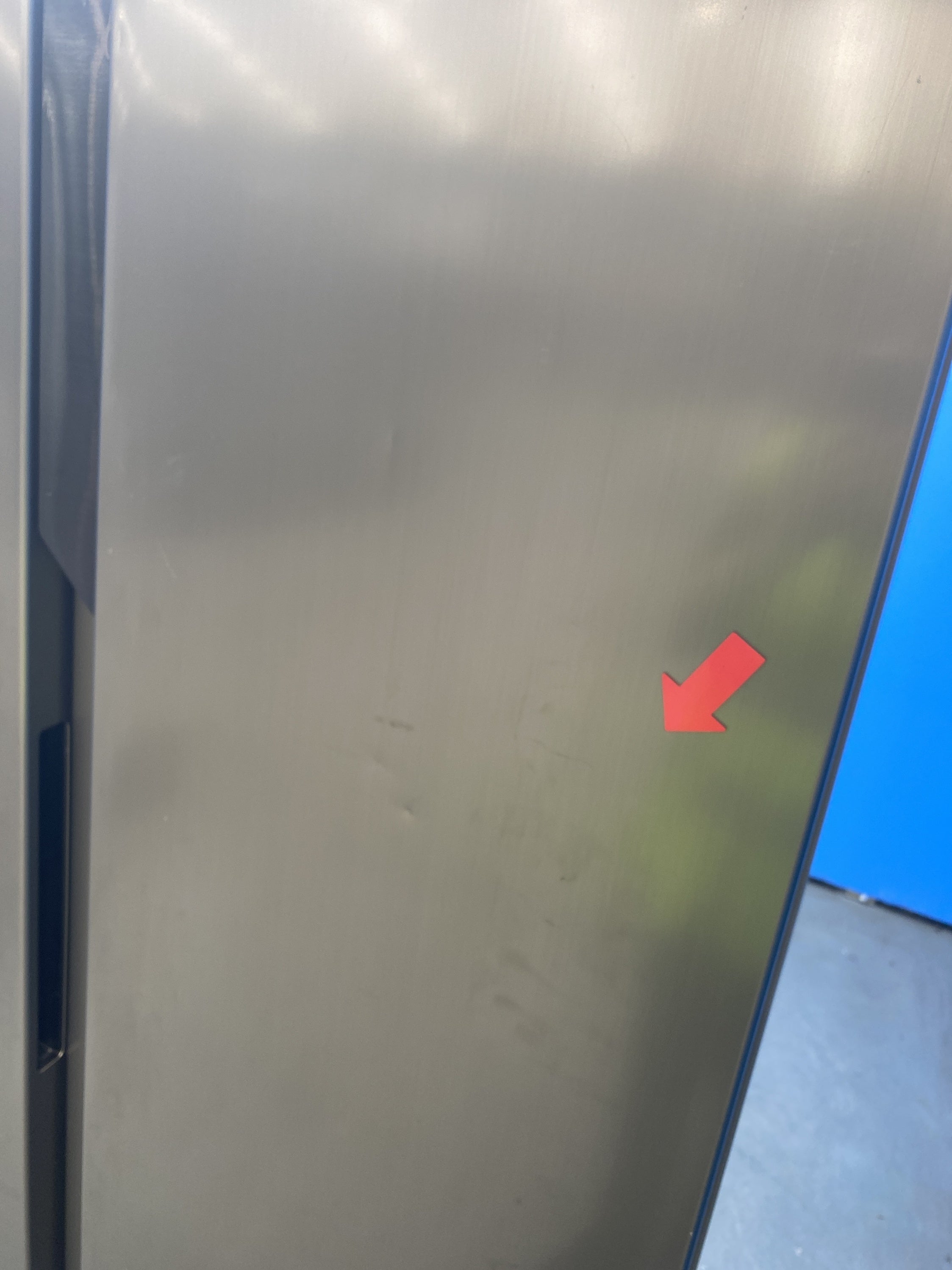 #GRC-157-072 - Hoover HOSR5918EIXK American Style 513 Litre Fridge Freezer