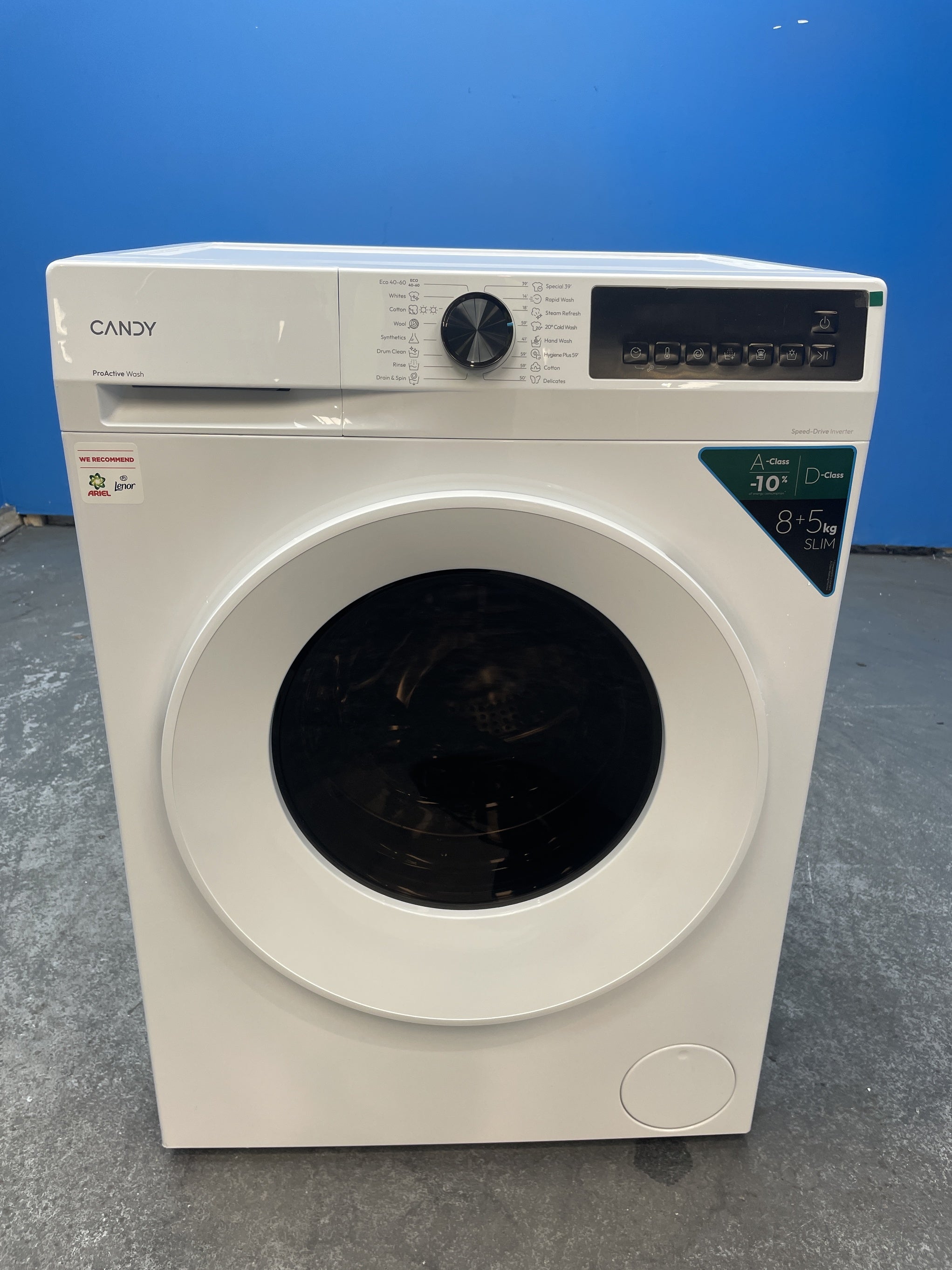 #GRC-160-079 - Candy Quick Pro GWD 485S6-80 8kg/5kg 1400 Spin Washer Dryer