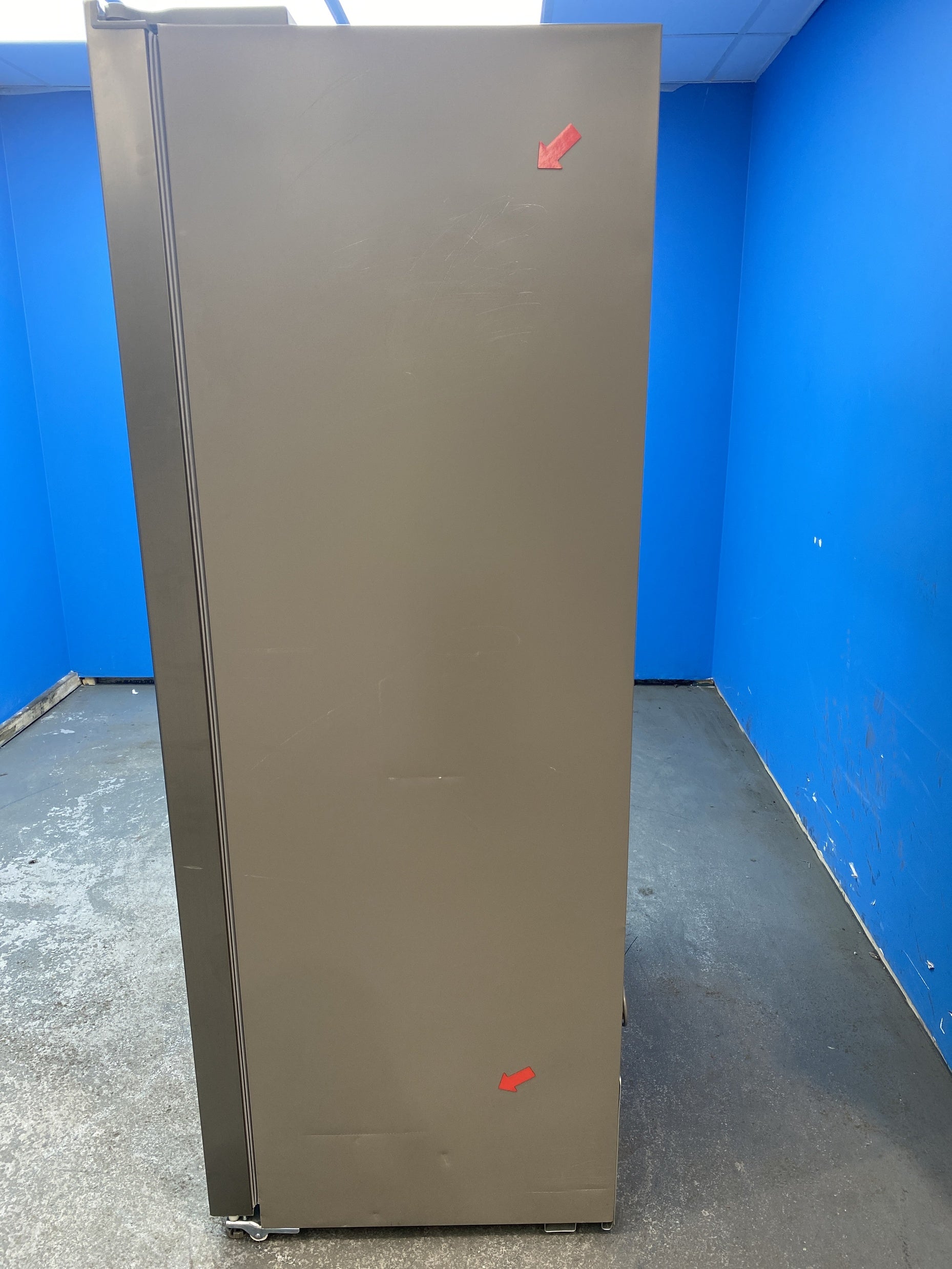 #GRC-157-072 - Hoover HOSR5918EIXK American Style 513 Litre Fridge Freezer
