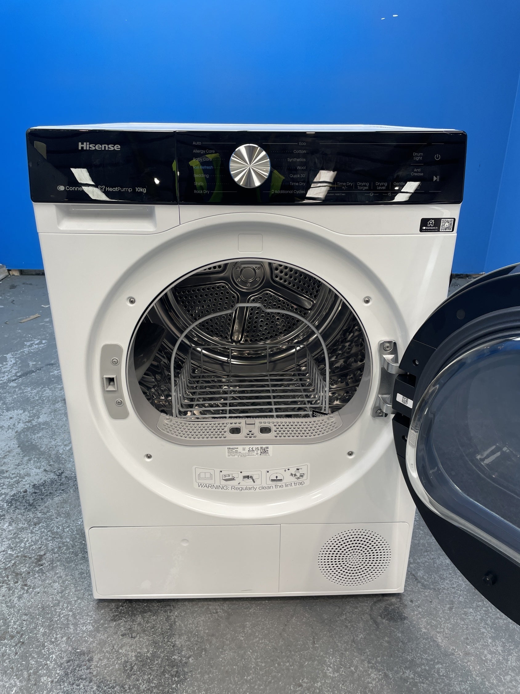 #GRC-158-082 - Hisense DH5S102BW 10kg Heat Pump Tumble Dryer