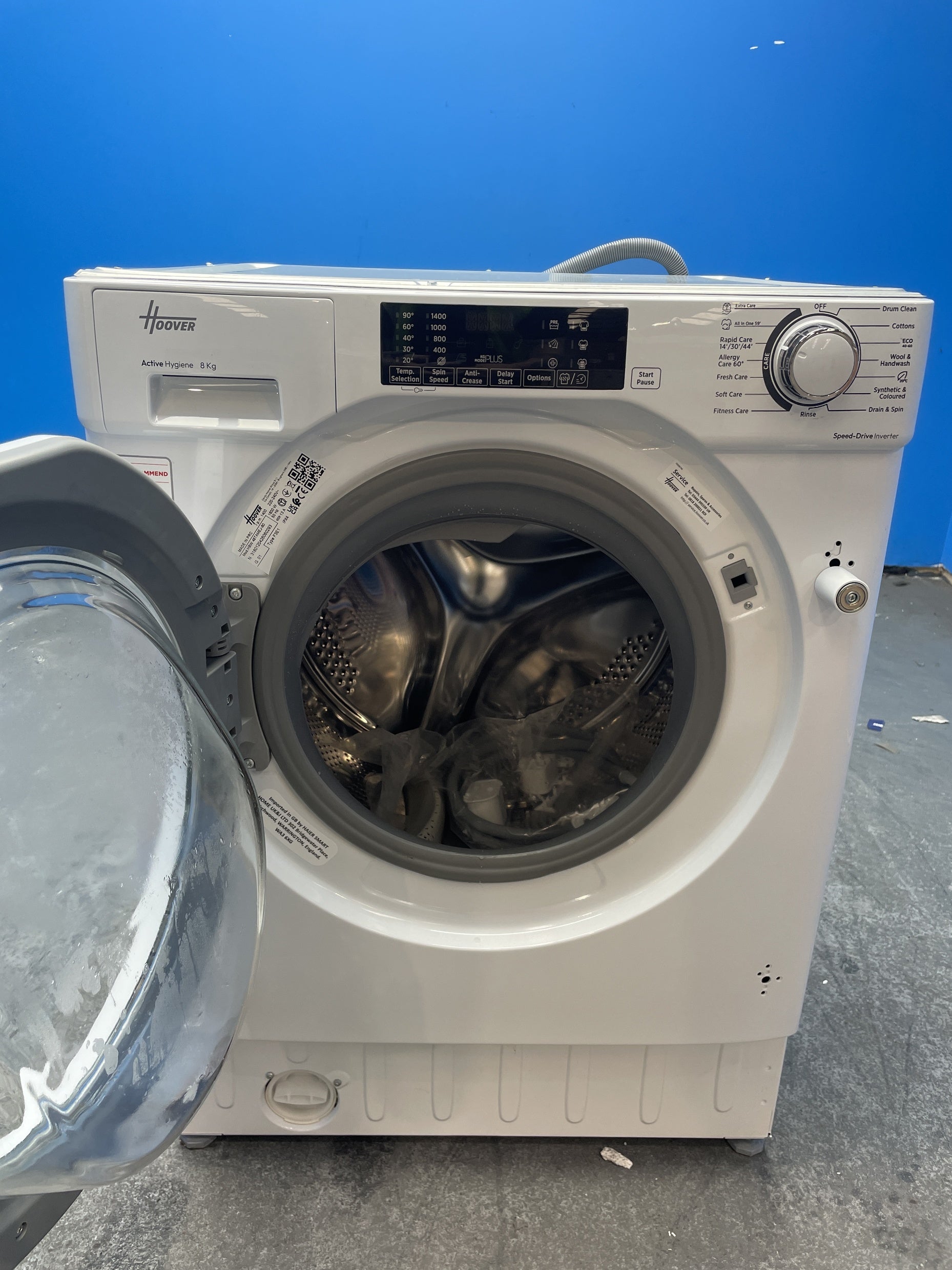 #GRC-159-048 - Hoover HBW 48TAMEJ-80 8kg 1400rpm Integrated Washing Machine