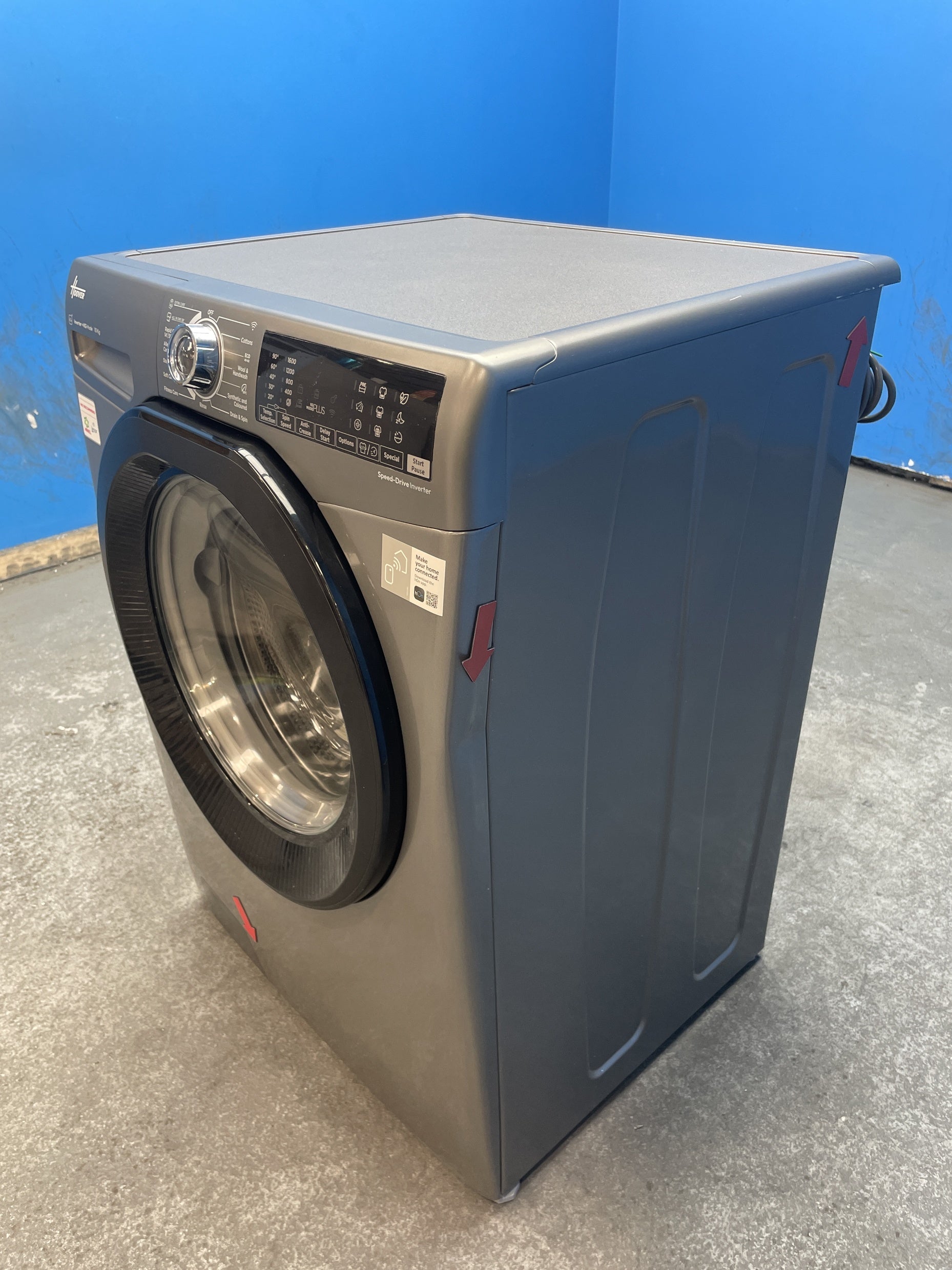 #GRC-160-212 - Hoover H3WPS6106TAMBR80 10kg 1600rpm Washing Machine