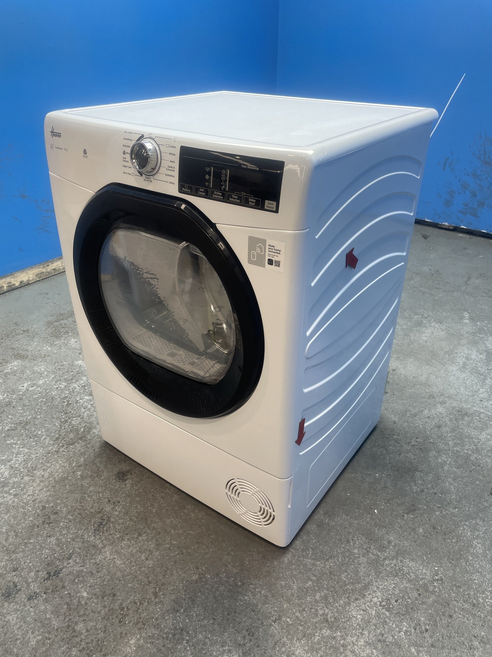 #GRC-152-235 - Hoover H-DRY 350 HREC9TBE-80 9kg Condenser Tumble Dryer