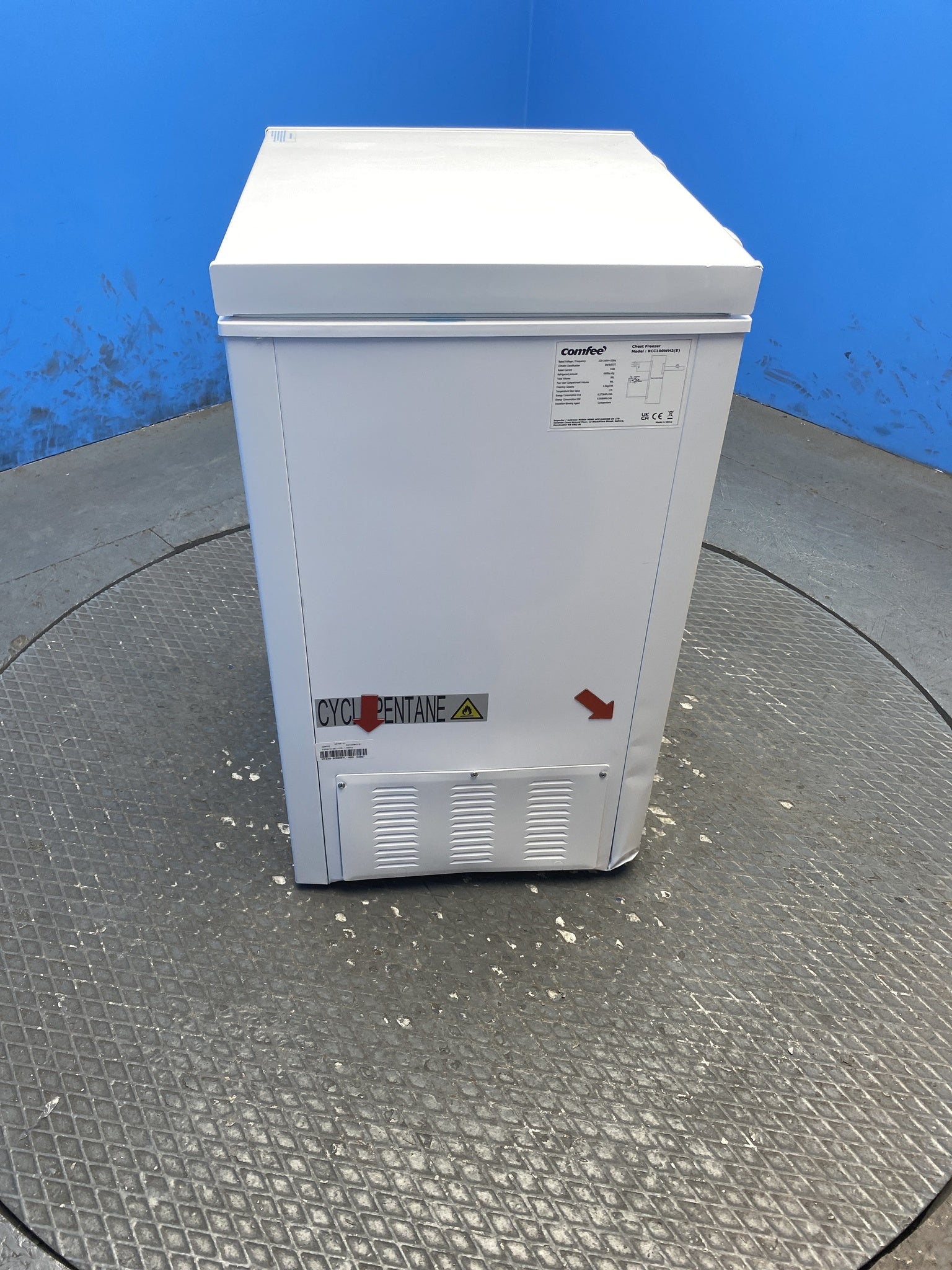 COMFEE' RCC100WH2(E) 99L Freestanding Chest Freezer