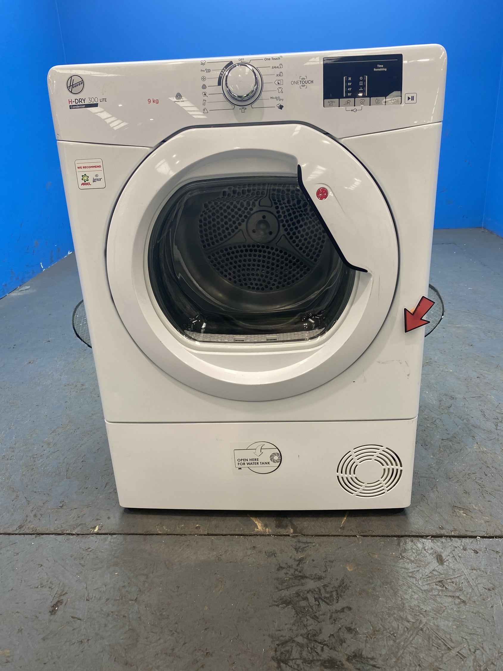 #GRC-156-177 - Hoover H-DRY 300 HLE C9DG 9kg Condenser Tumble Dryer