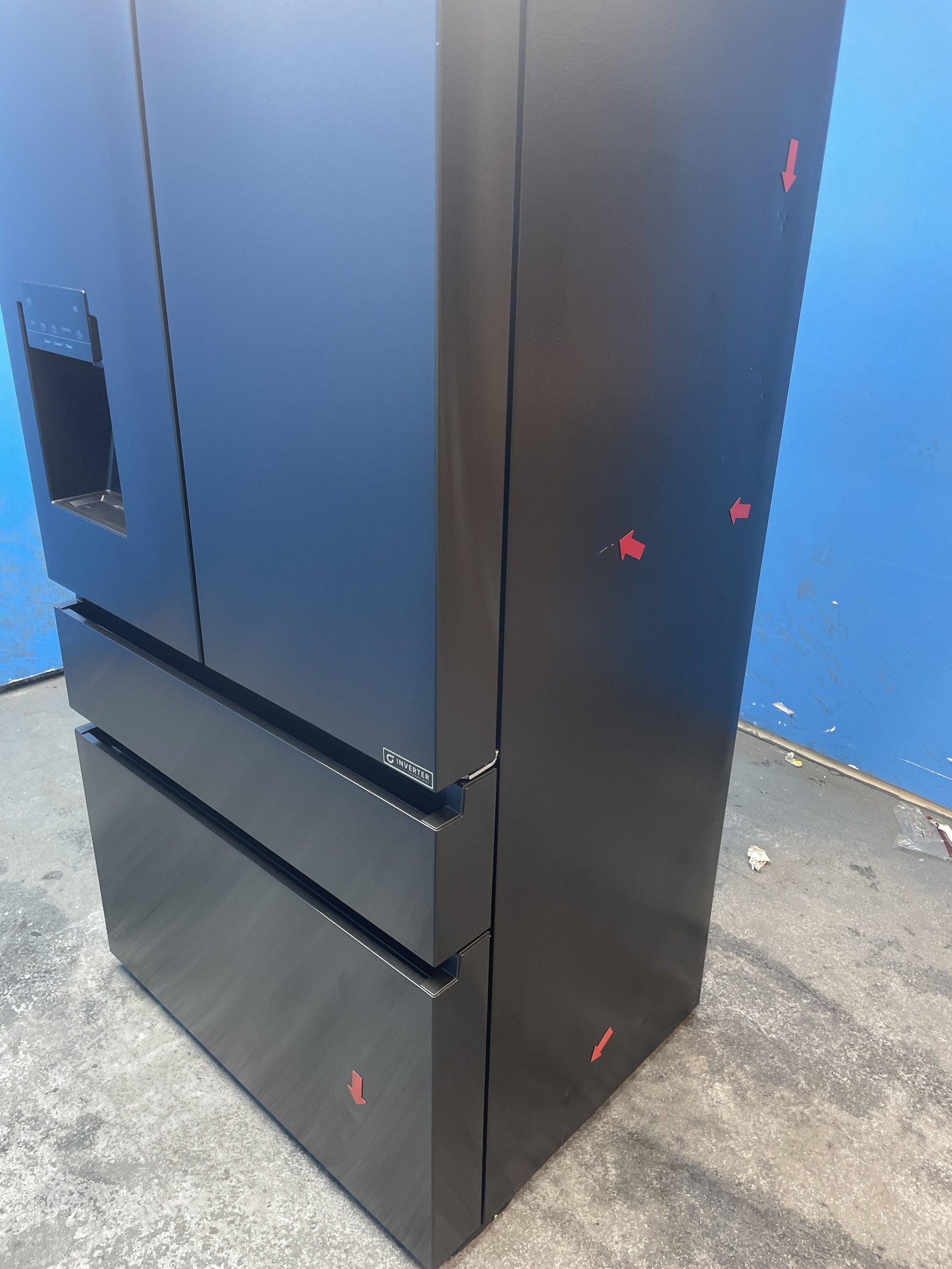 #GRC-157-200 - Hisense RF728N4SBFE PureFlat French Door Fridge Freezer