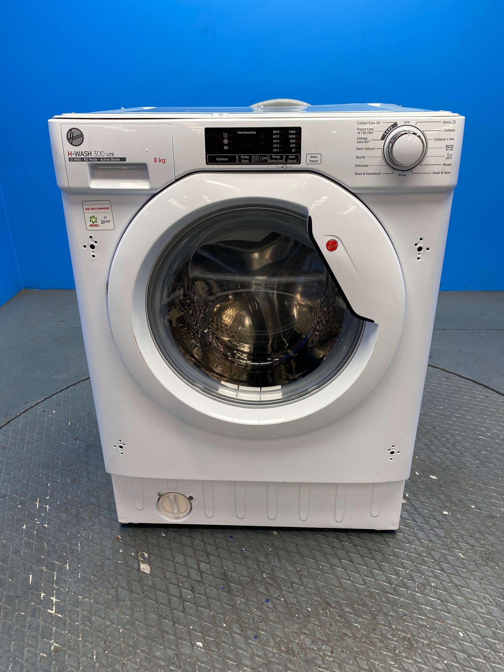 Hoover HBWS48D1W4 Integrated 8kg 1400 Spin Washing Machine