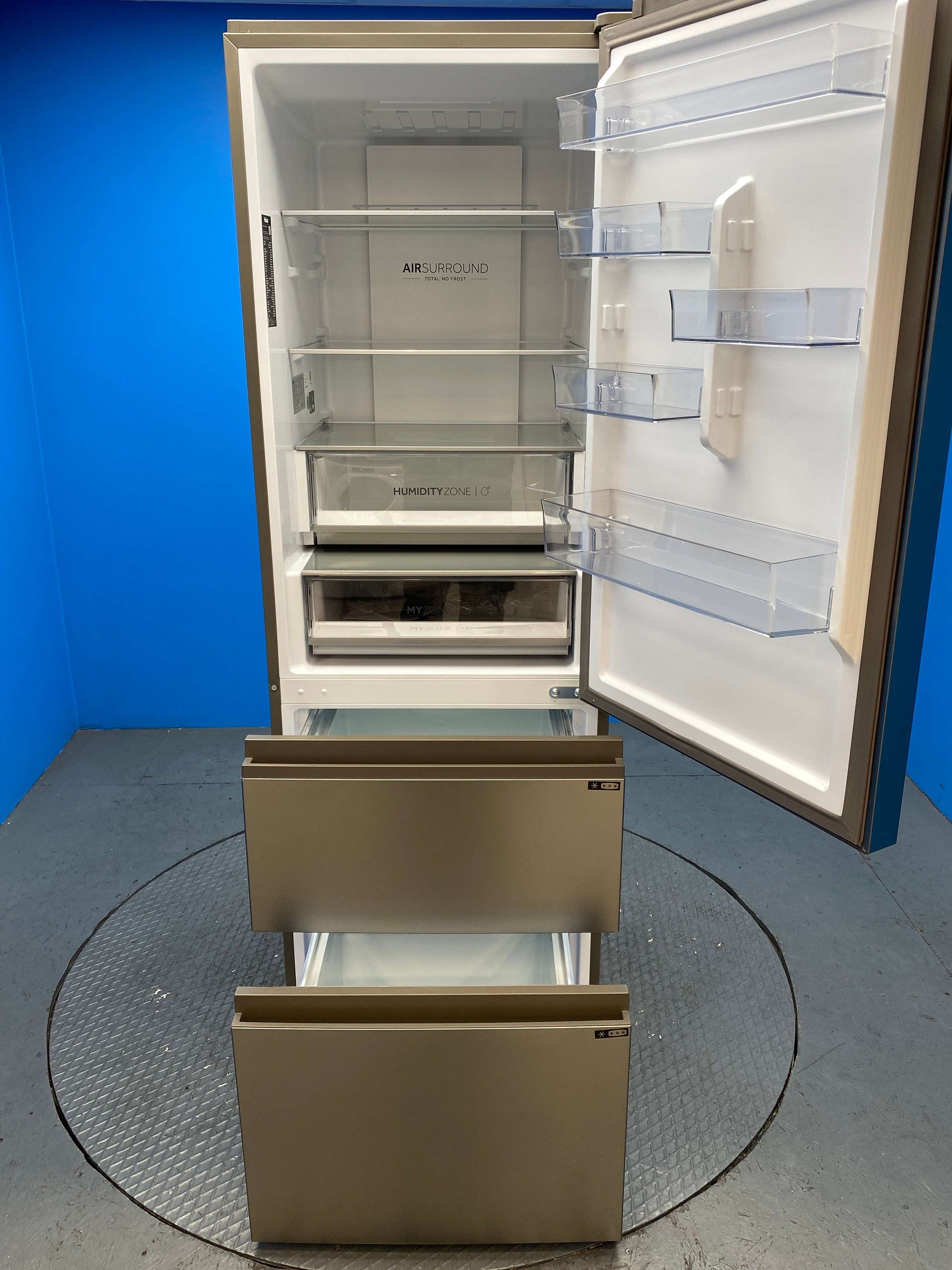 Haier HTW5618ENMG Series 5 360 Litre Combi Fridge Freezer