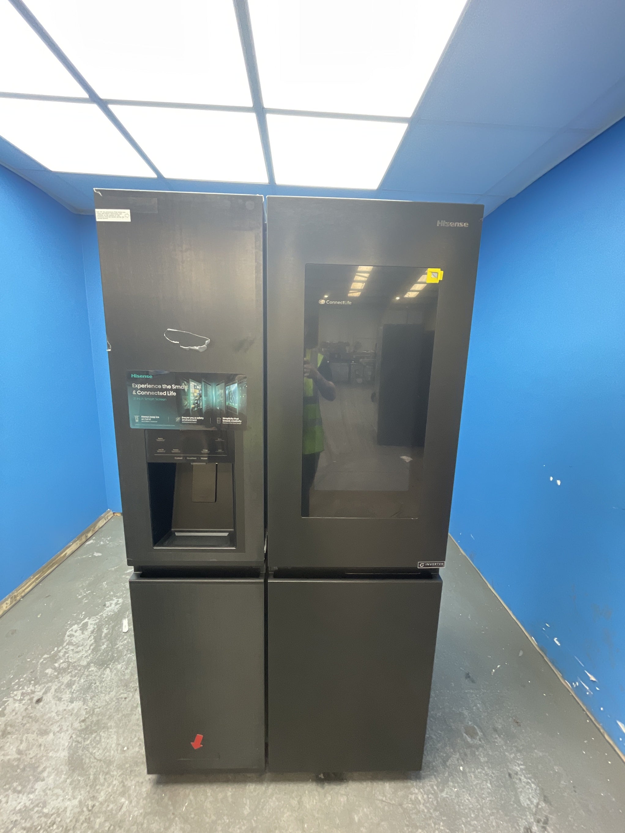 #GRC-163-251 - Hisense RS9P628GPFE 614L PureFlat Smart American Fridge Freezer