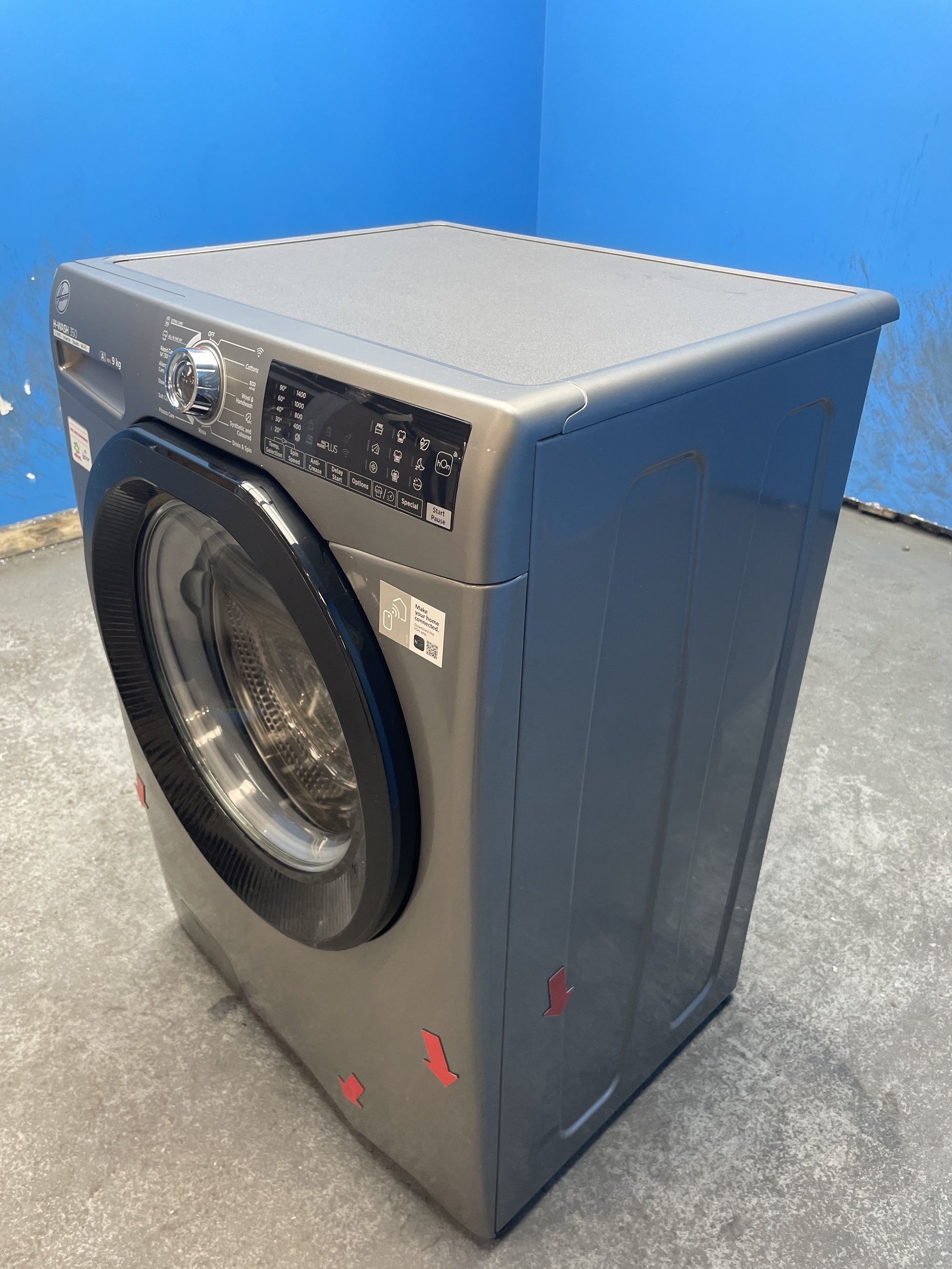 #GRC-163-111 - Hoover H3WPS496TAMBR680 9kg 1400 Spin Washing Machine