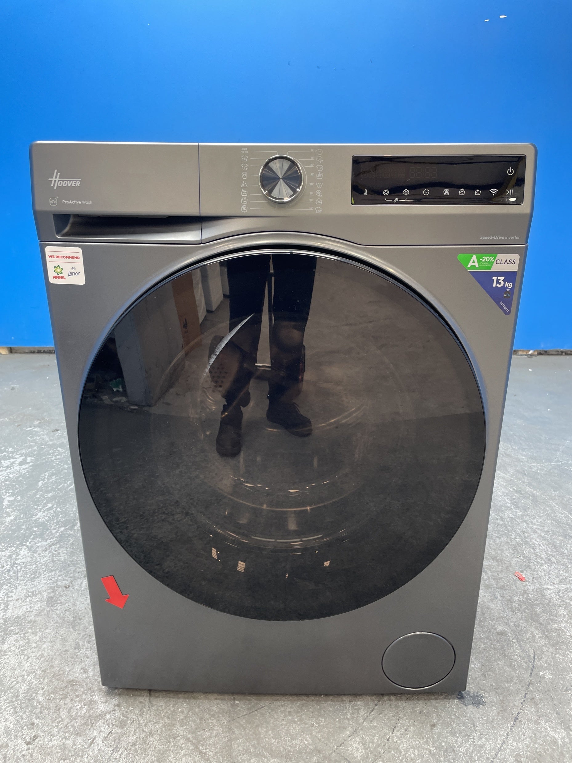 #GRC-160-702 - Hoover Pro Wash Series 5 HBP 413BL8G-80 13kg 1400rpm Washing Machine