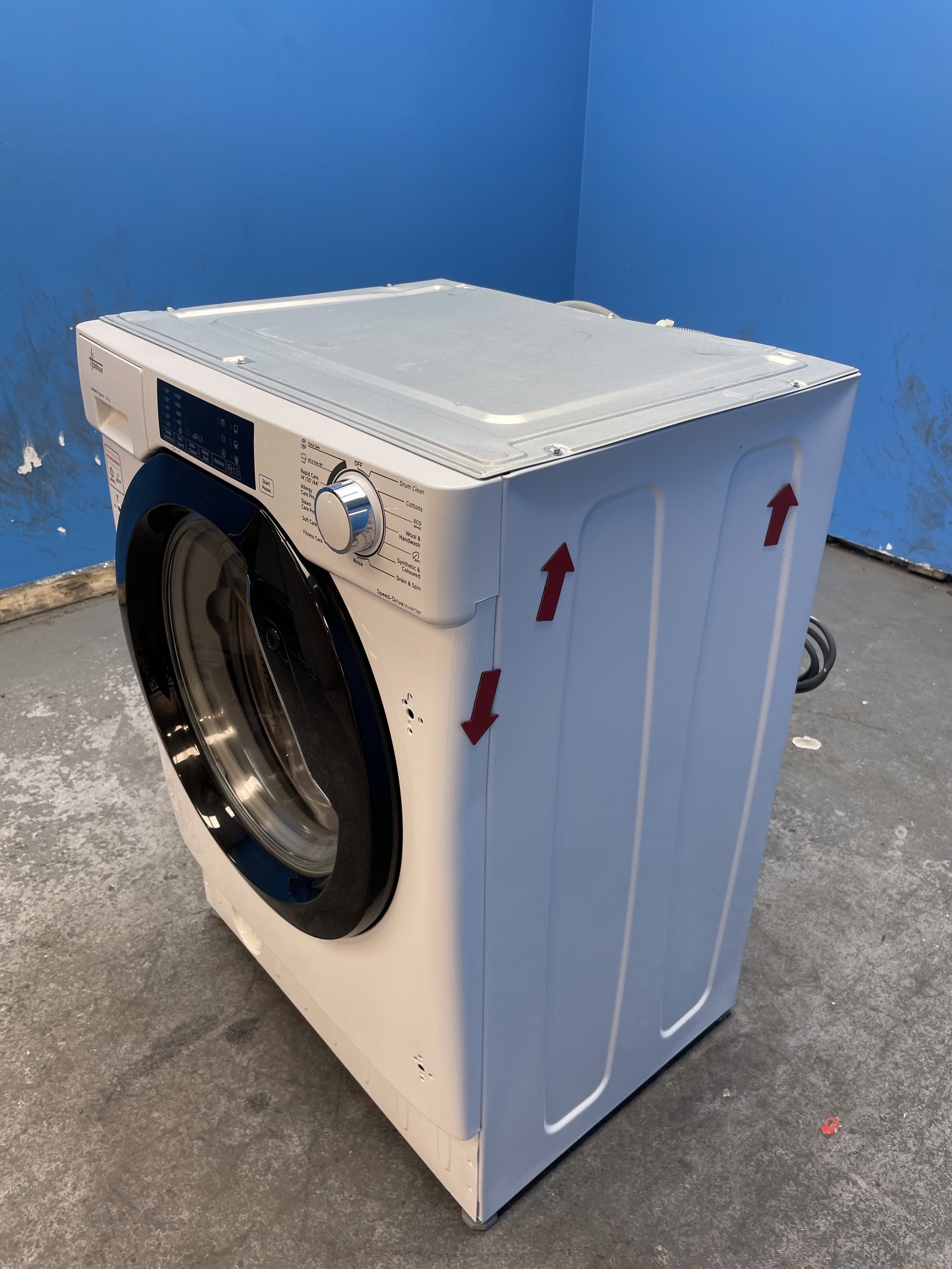 #GRC-160-715 - Hoover H-WASH 300 Pro HBWS 484DMBW5-80 8kg 1400rpm Integrated Washing Machine