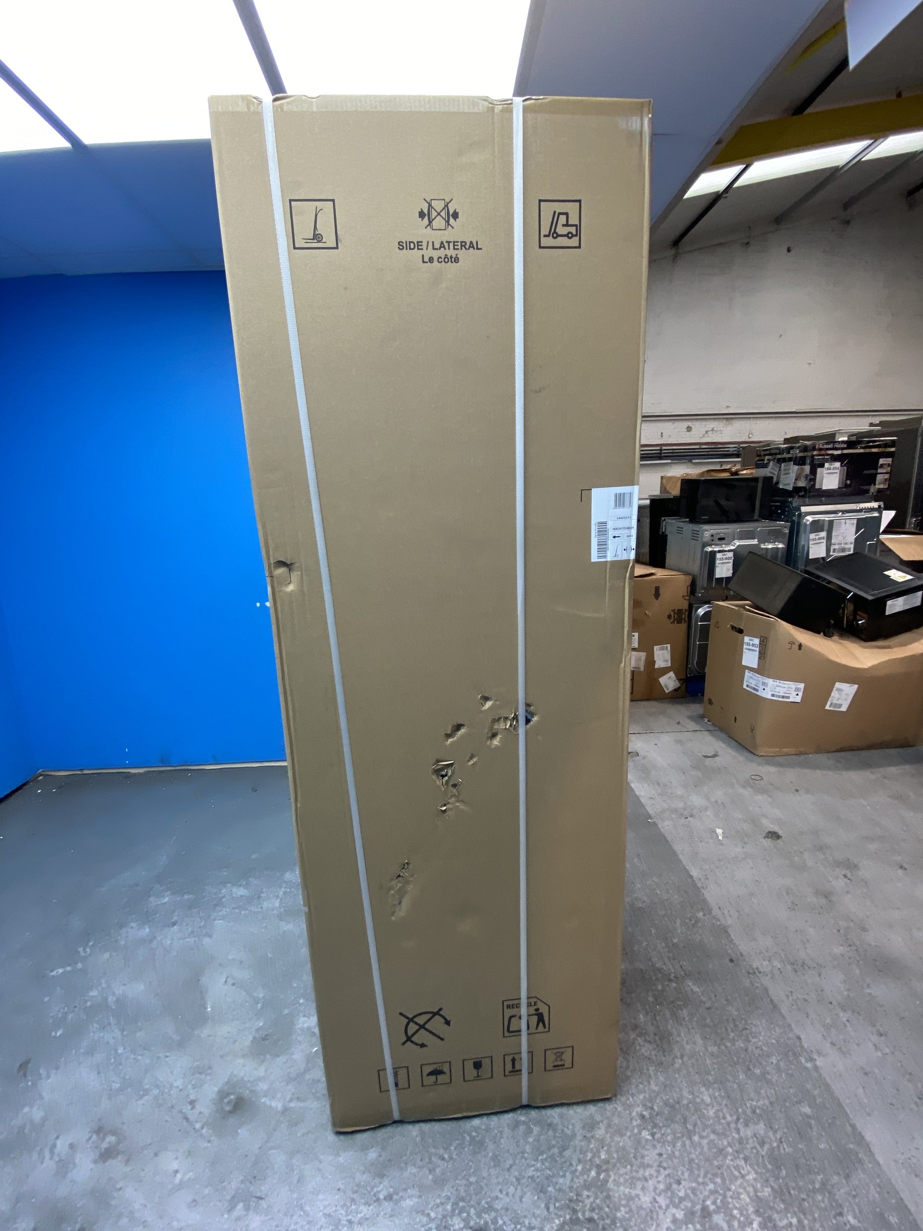 #GRC-145-124 - Hoover HOCH1T518EXK 254 Litre Combi Fridge Freezer