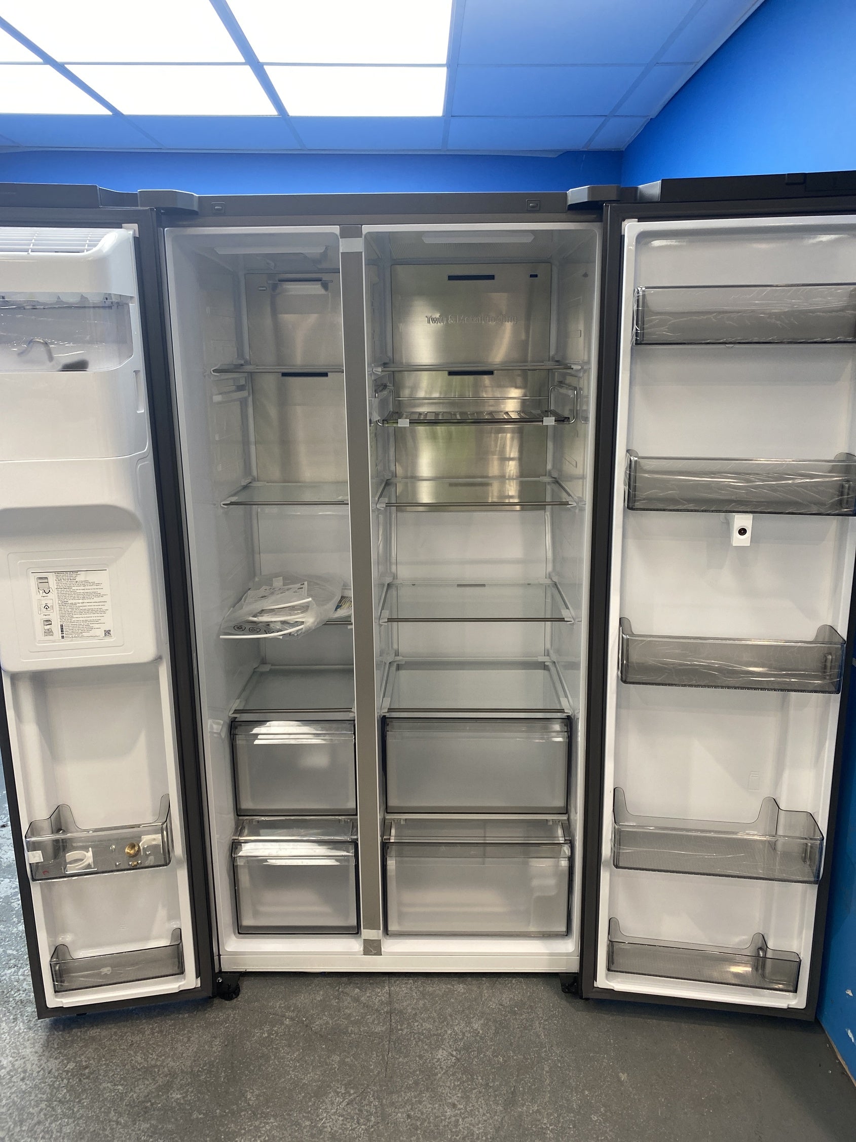 #GRC-157-202 - Samsung RS90F66BEFEU Family Hub American Fridge Freezer