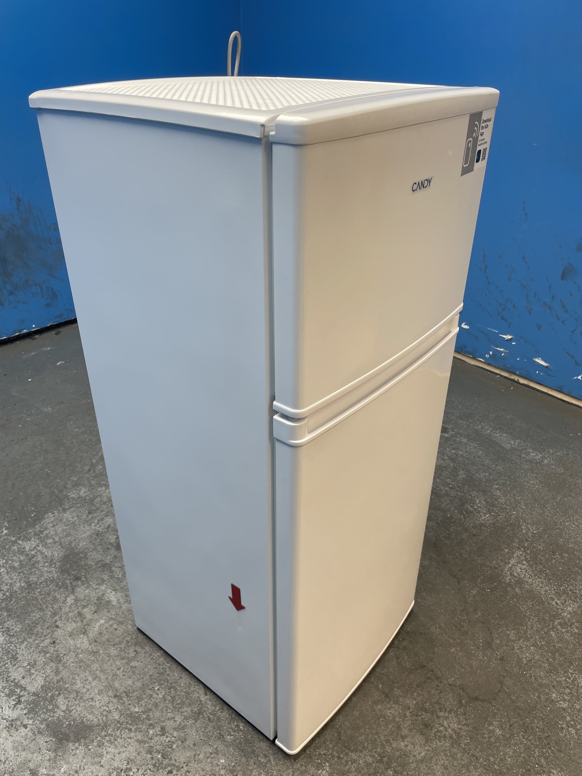 #GRC-158-560 - Candy CDH1S313EWK Slimline 117 Litre Top Mount Fridge Freezer