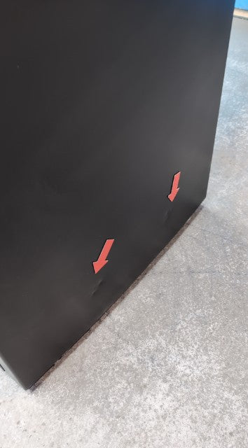 #GRC-162-809 - Candy 54.5cm Fridge Freezer – 252L, Black, Low Frost