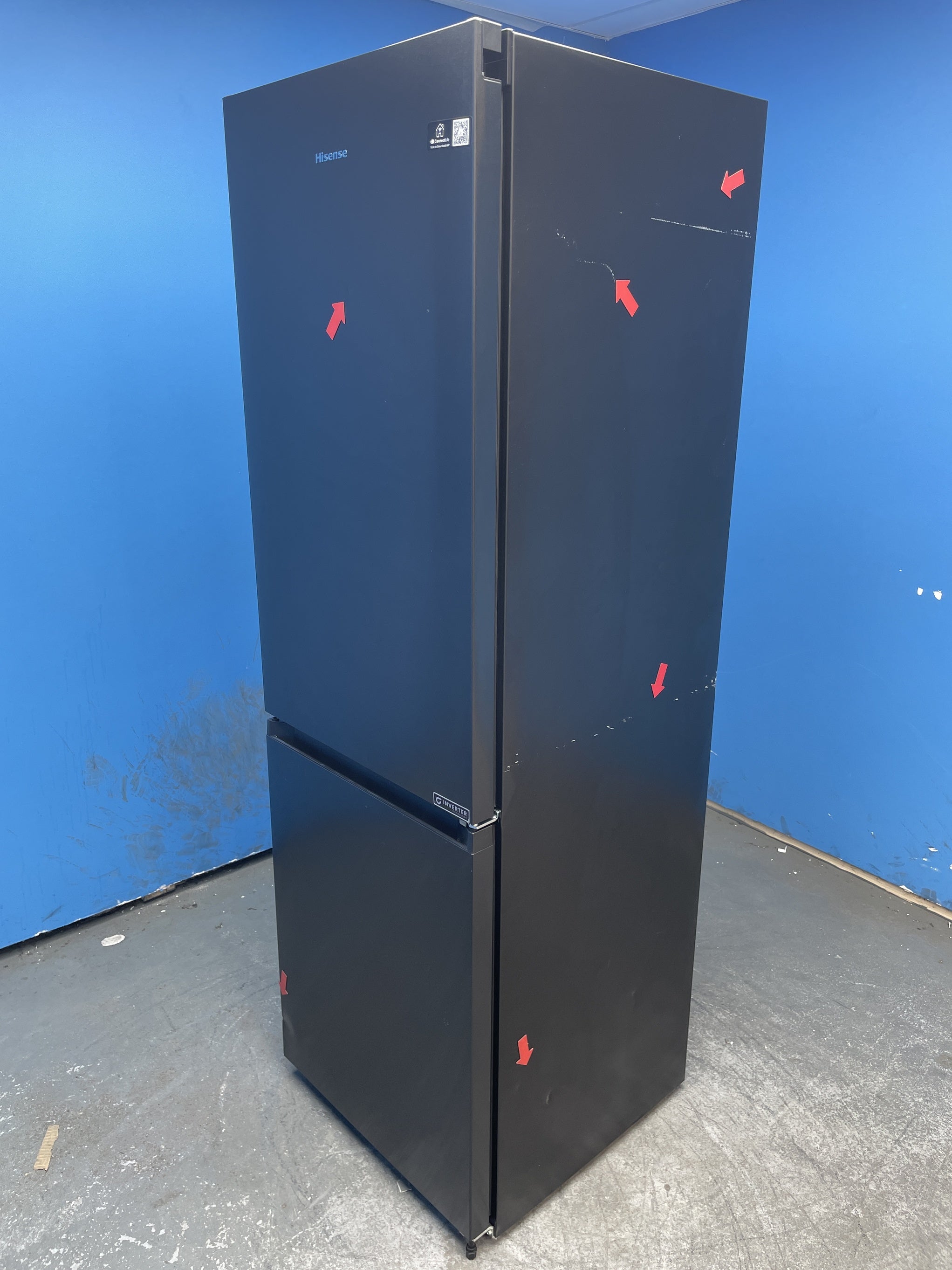 #GRC-158-063 - Hisense RB5K330GSFC KitchenFit 330 Litre Total No Frost Fridge Freezer