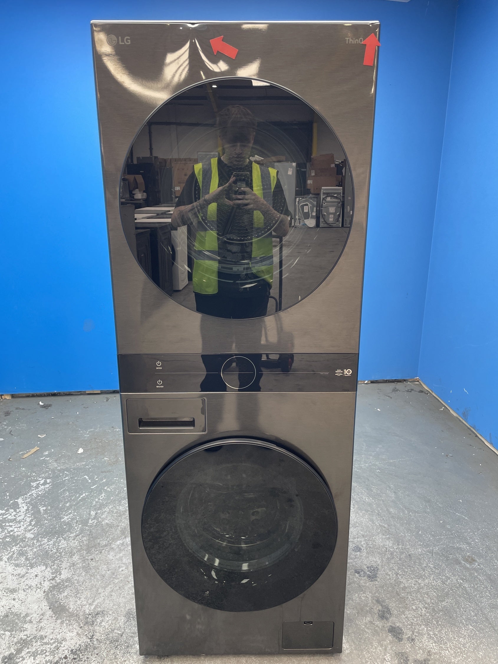#GRC-158-012 - LG WT1210BBTN1 WashTower 12/10kg Washer Dryer